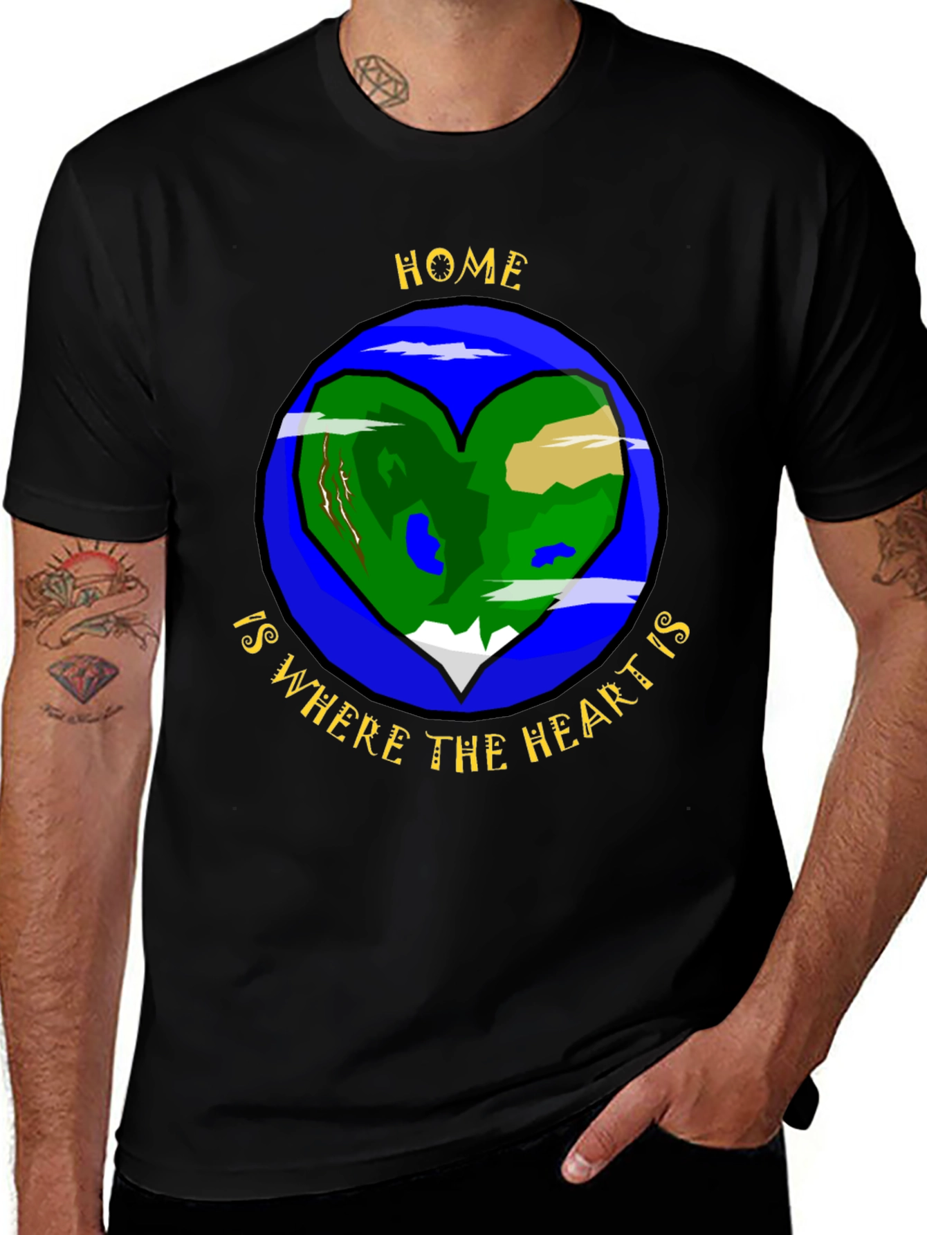 Variant 14 of Home is Where the Heart is T-Shirt