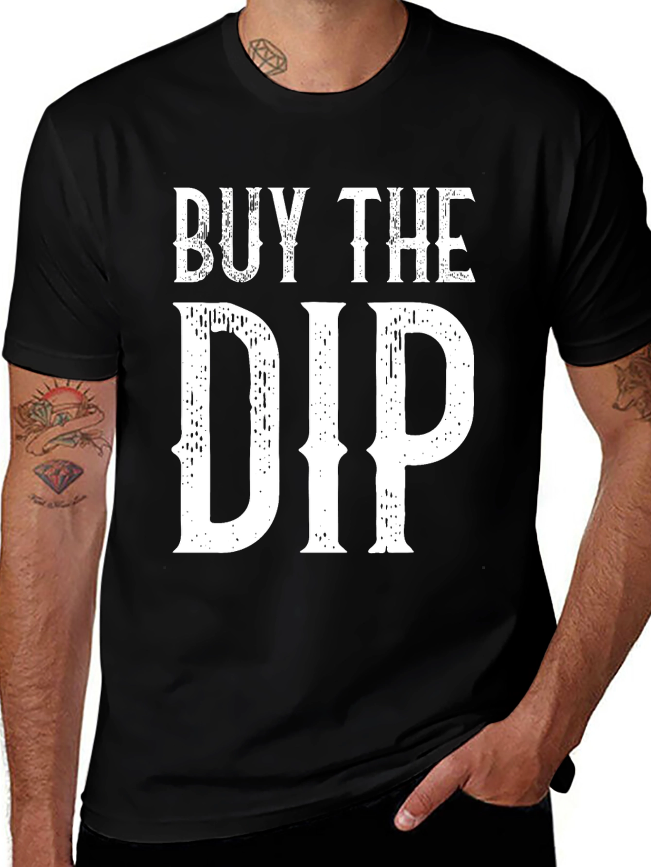 Variant 9 of Buy the Dip Graphic T-Shirt - Investor Meme Tee