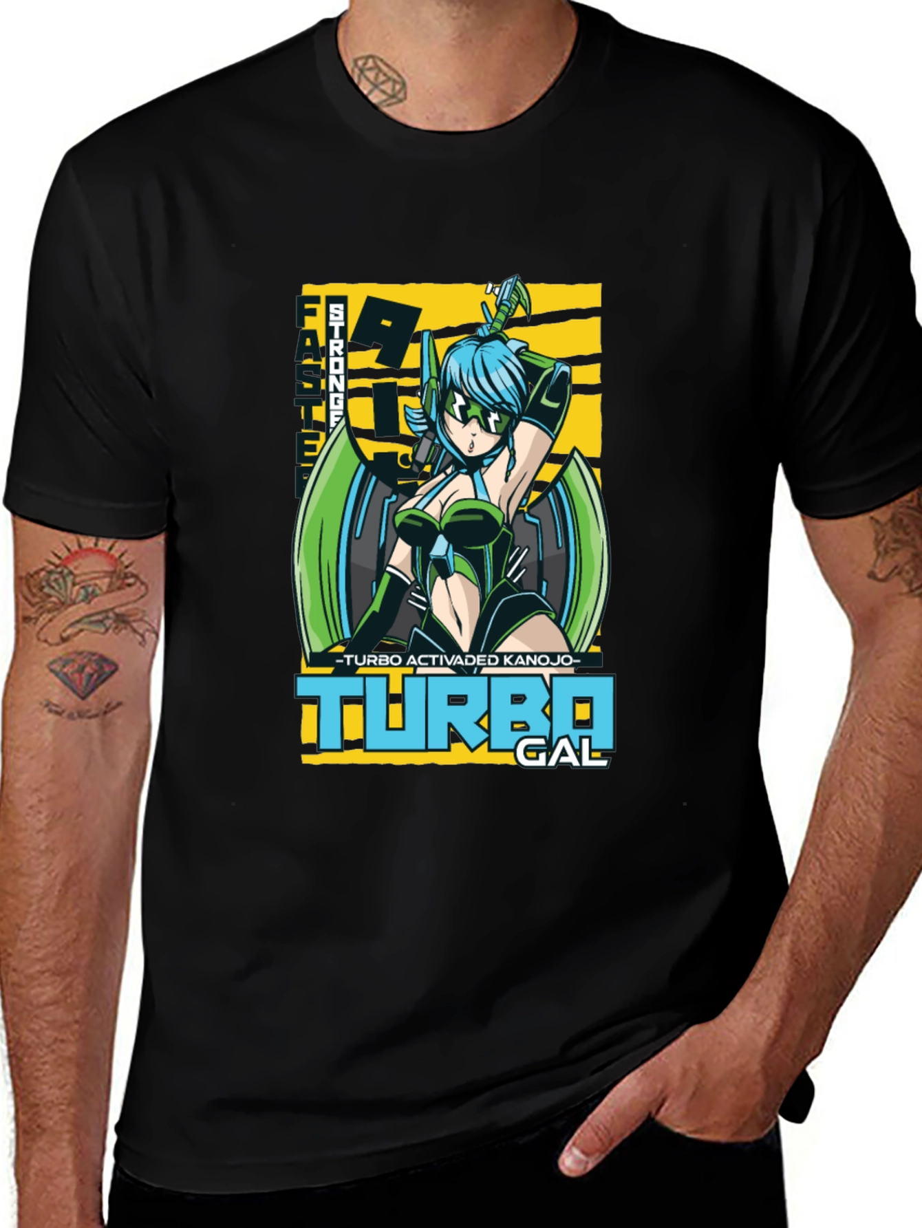 Turbo Gal T-Shirt: Anime Inspired Graphic Tee