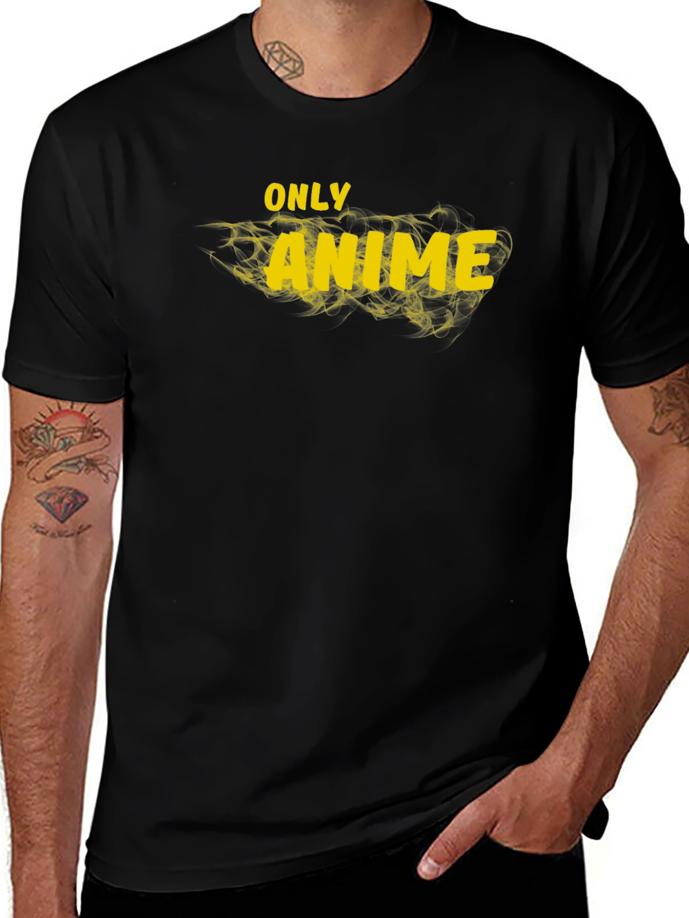 Variant 26 of Only Anime Black T-Shirt