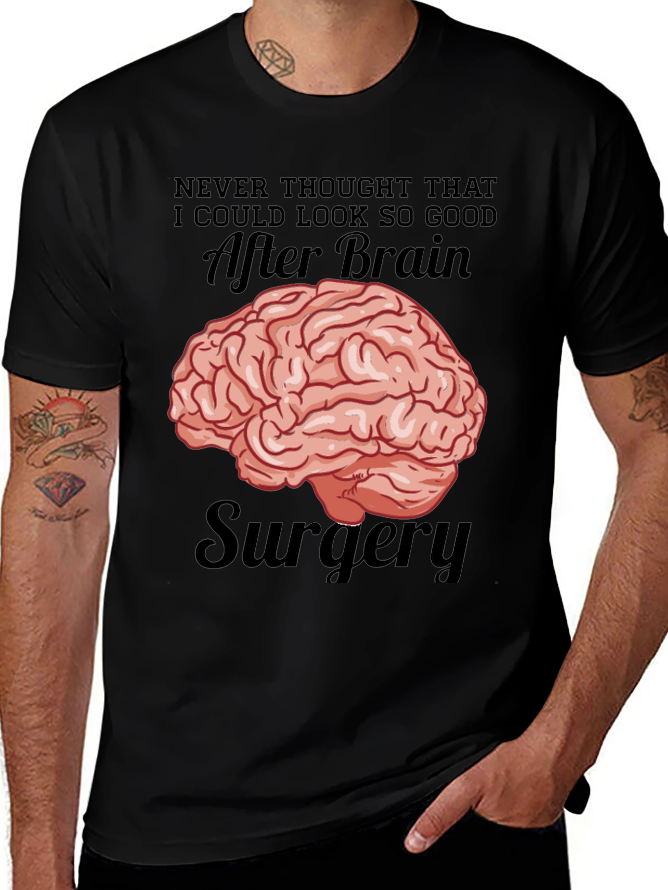 Variant 2 of Brain Surgery Humor T-Shirt