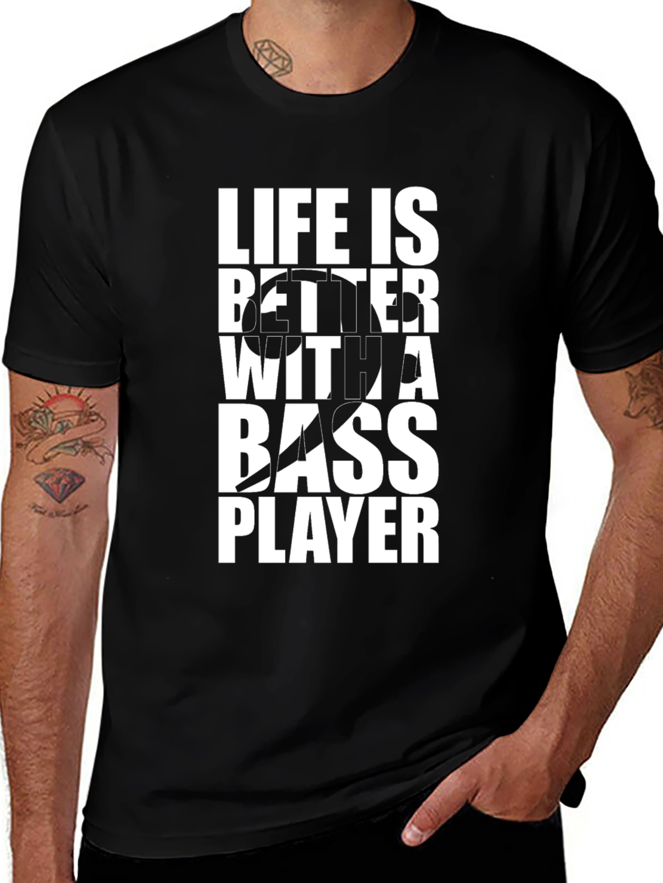 Variant 27 of Life is Better With A Bass Player T-Shirt