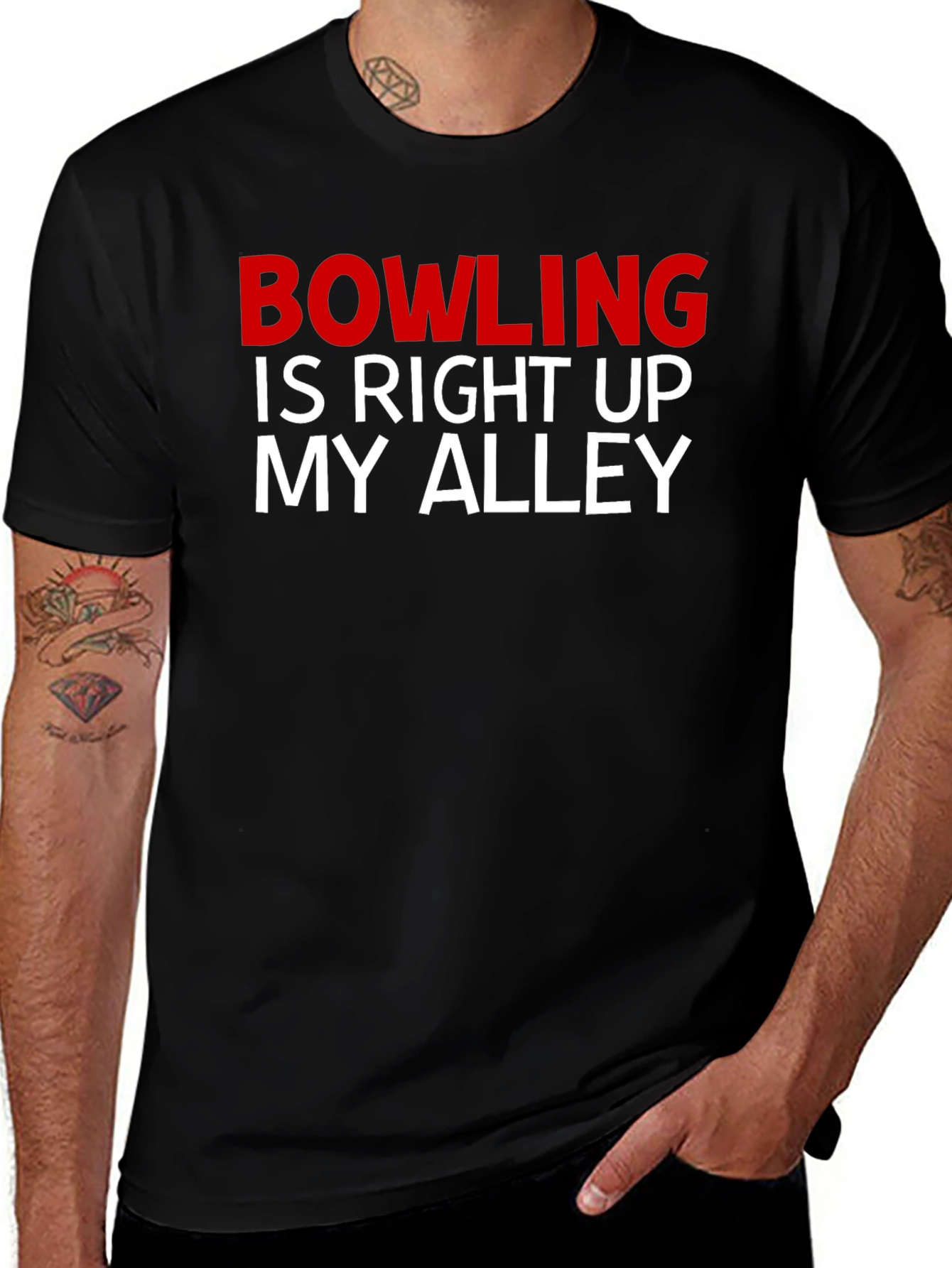 Variant 15 of Bowling is Right Up My Alley T-Shirt