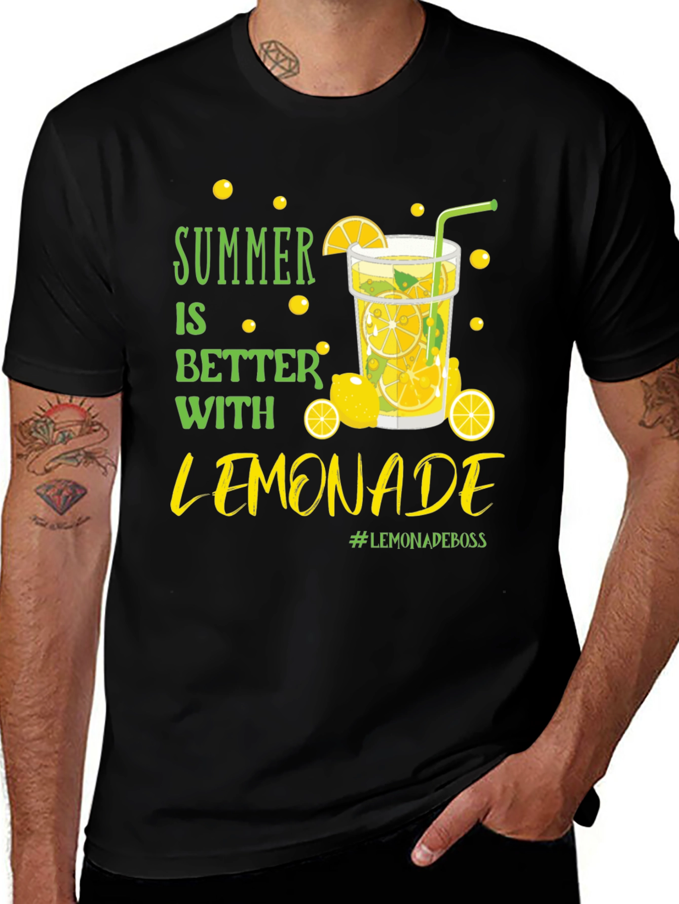Variant 9 of Summer Lemonade Graphic Tee - Fresh & Fun!
