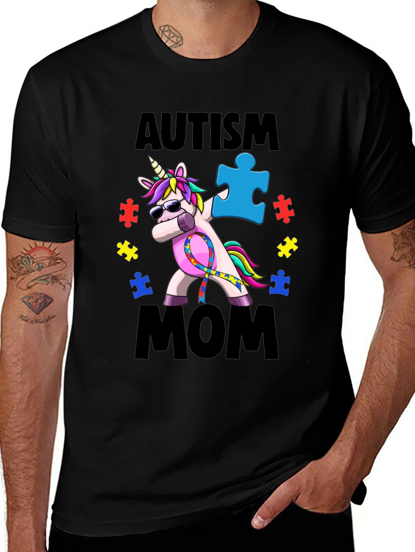 Autism Mom Unicorn T-Shirt