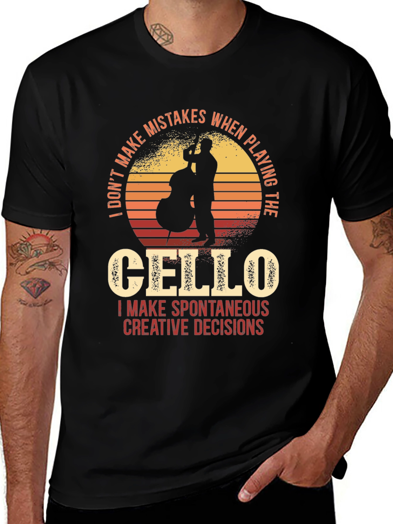 Variant 26 of Cello Player T-Shirt - Funny Musician Tee