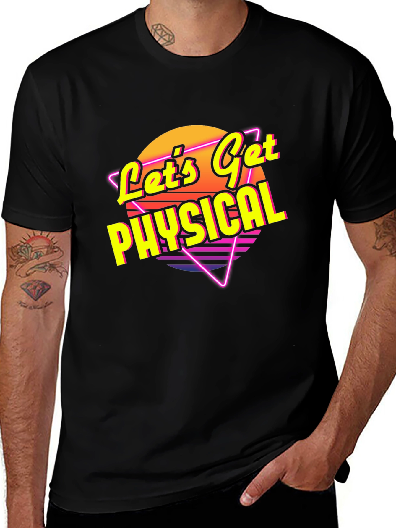 Variant 13 of Let's Get Physical Retro Graphic T-Shirt