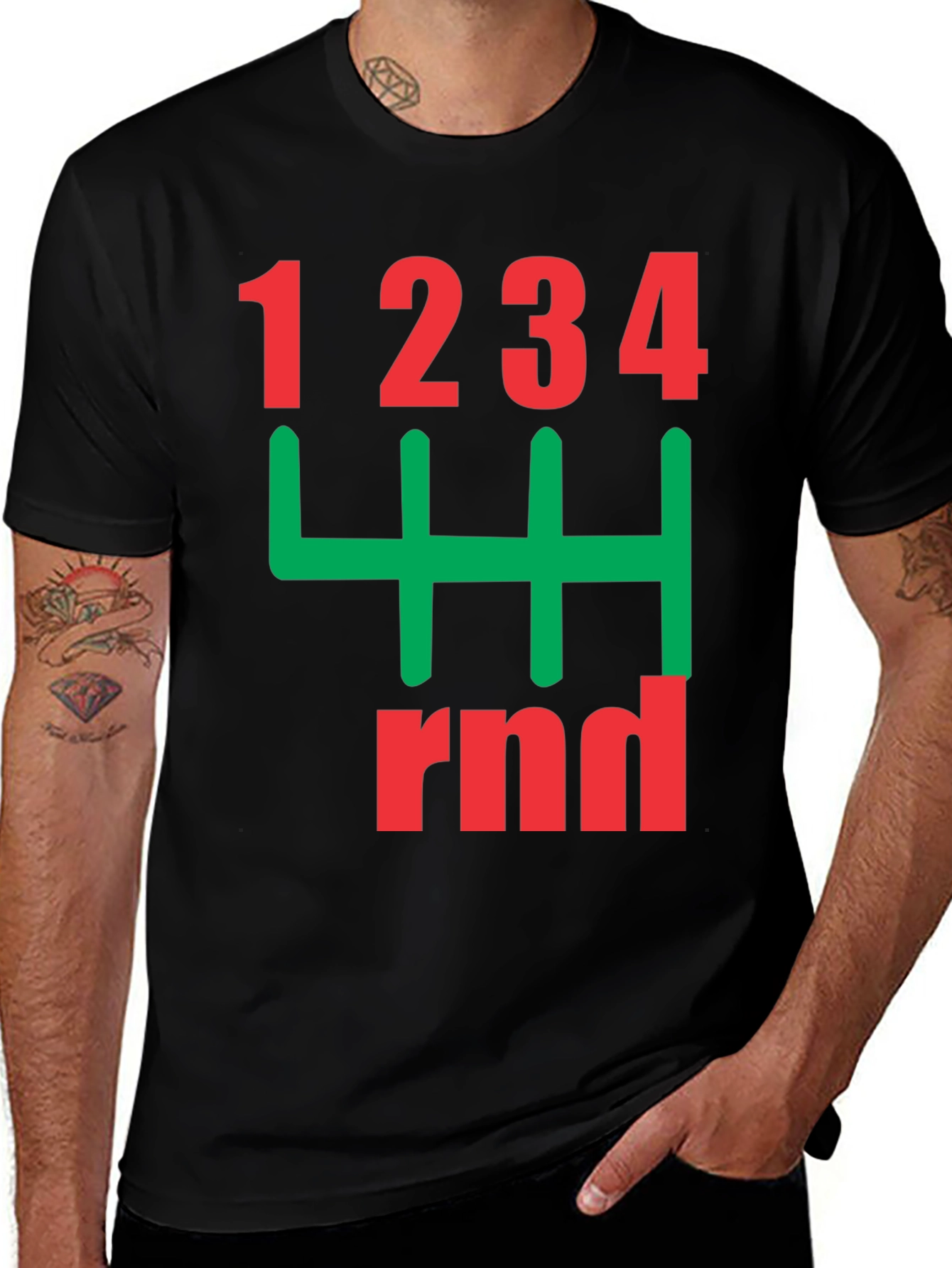 Manual Transmission T-Shirt - 1234 RND