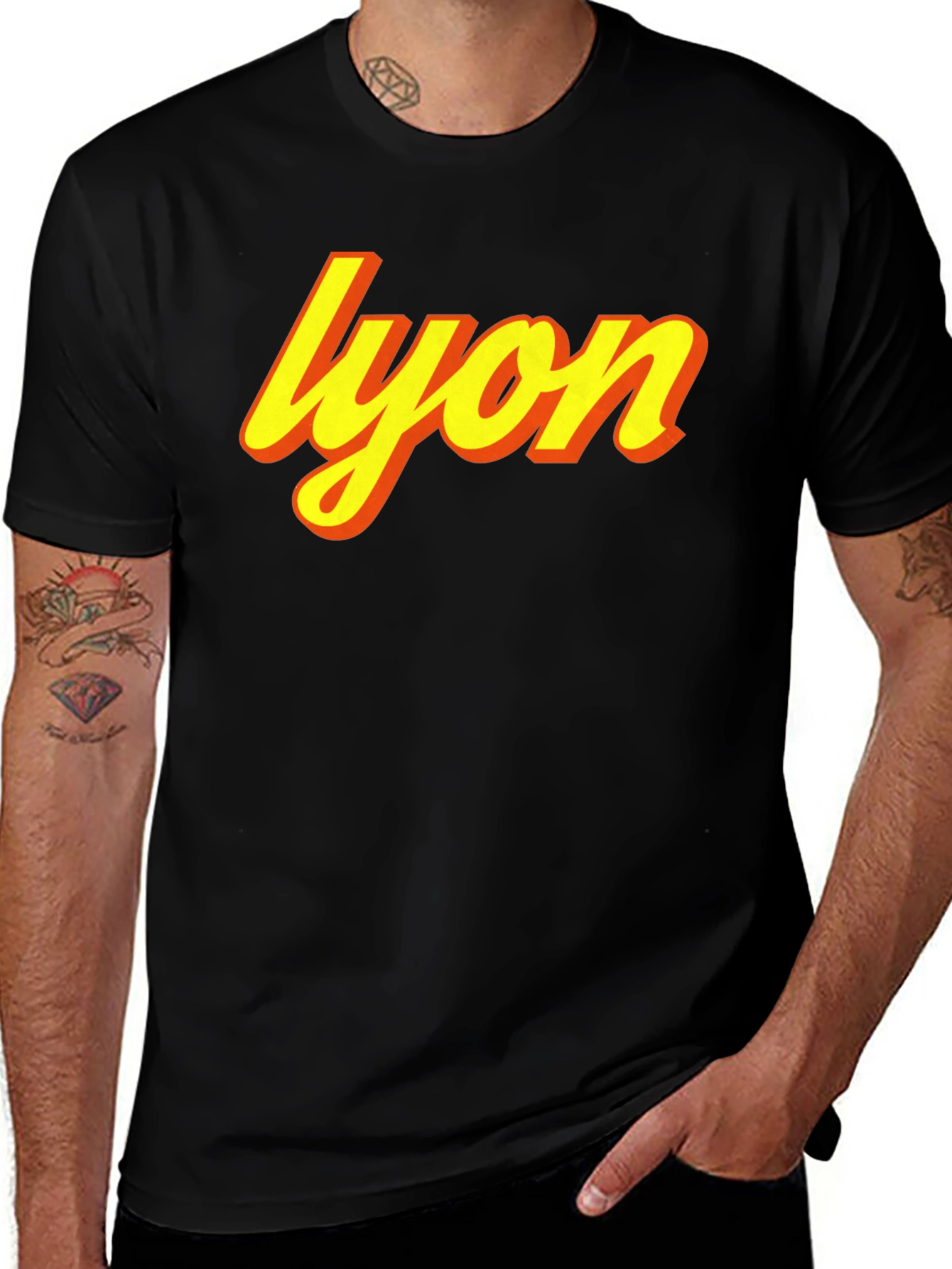 Lyon Graphic T-Shirt - Retro Style
