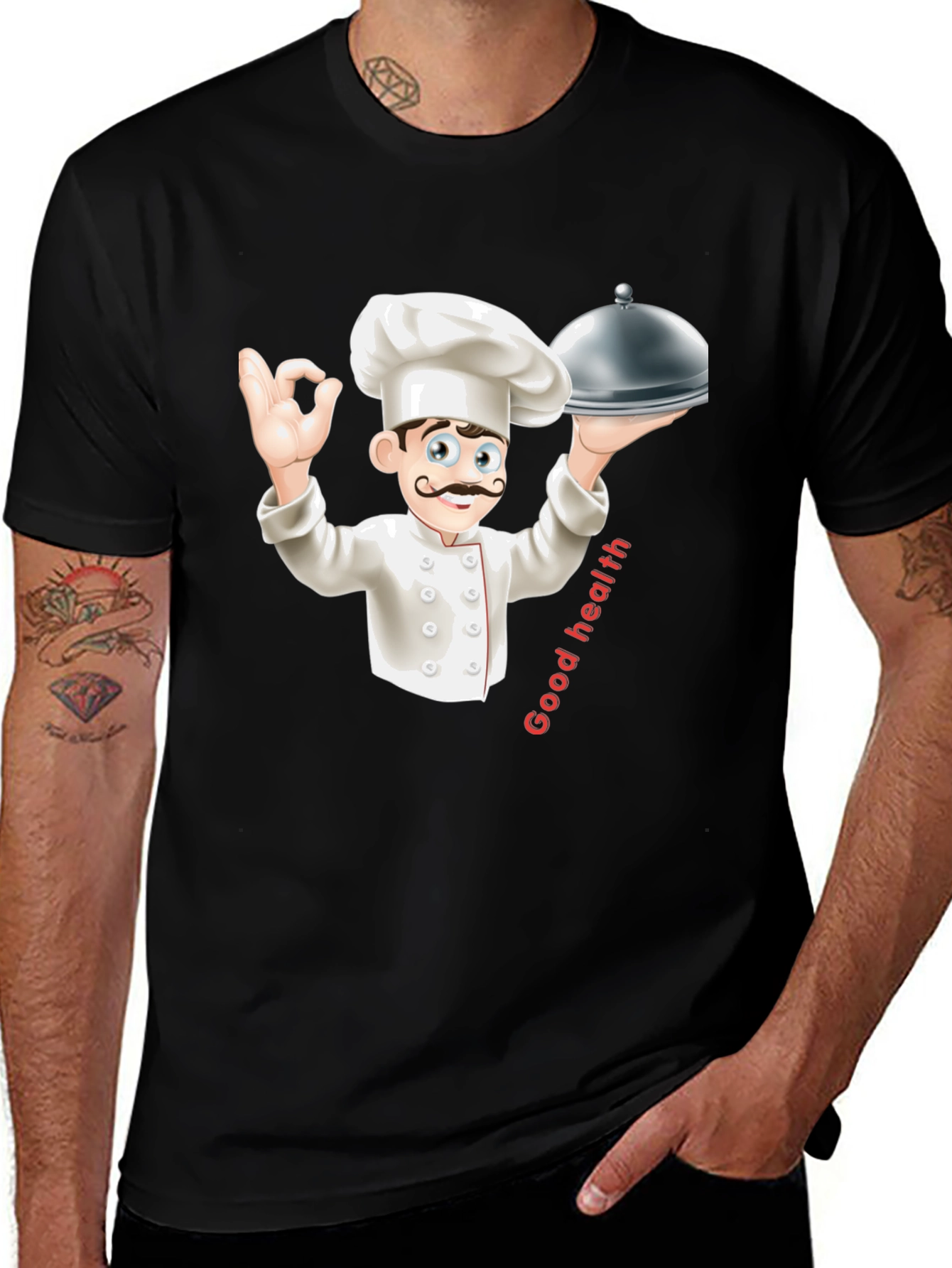 Variant 25 of Chef Cartoon Graphic T-Shirt - Good Health