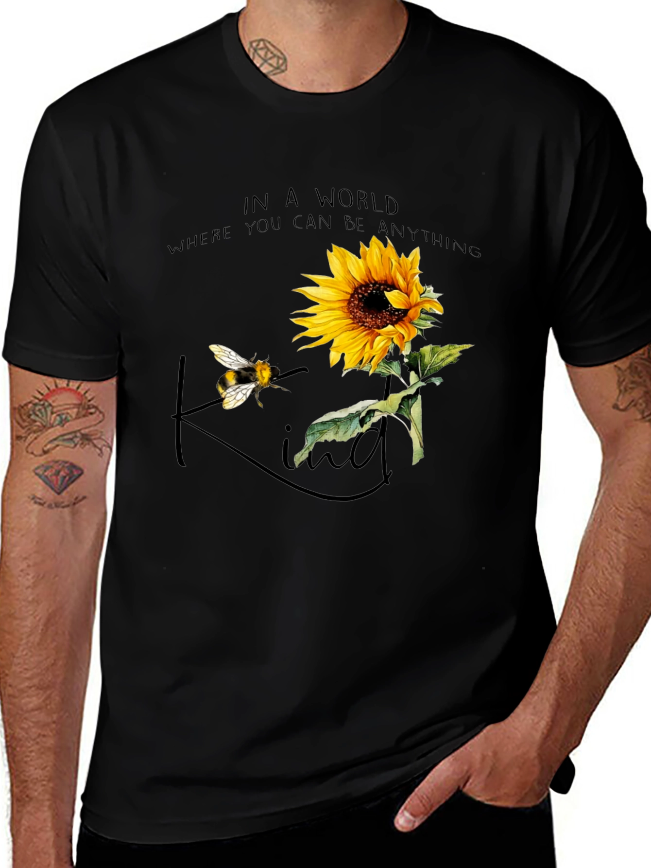 Variant 24 of Sunflower Bee Kind T-Shirt