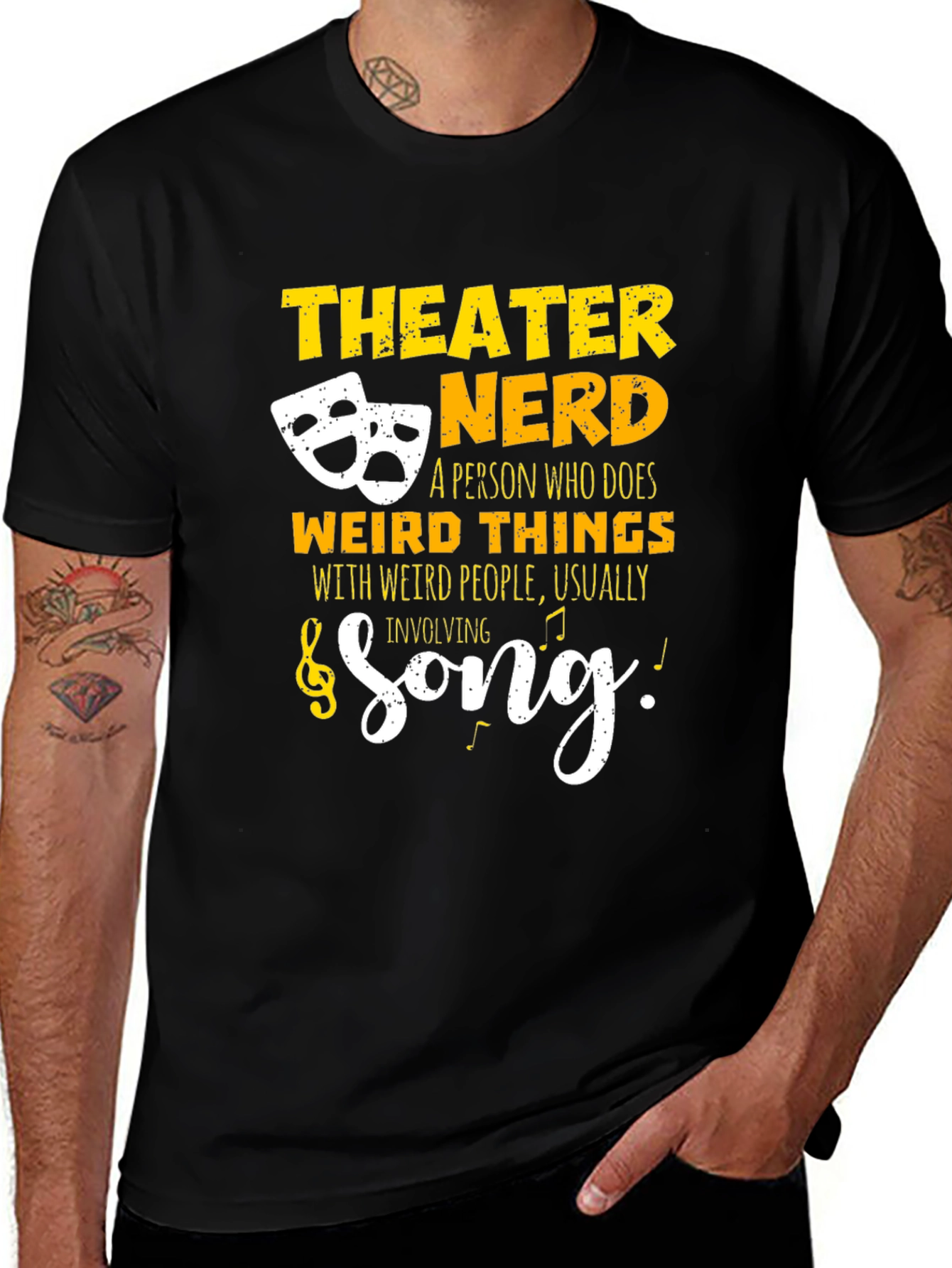 Variant 6 of Theater Nerd Graphic T-Shirt - Funny Actor Gift