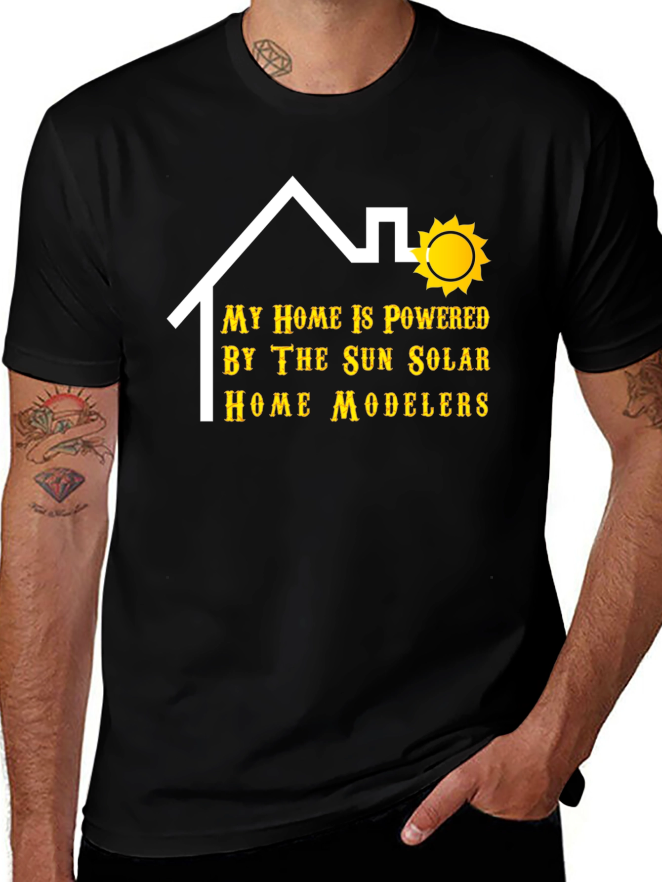 Variant 17 of Solar Powered Home T-Shirt