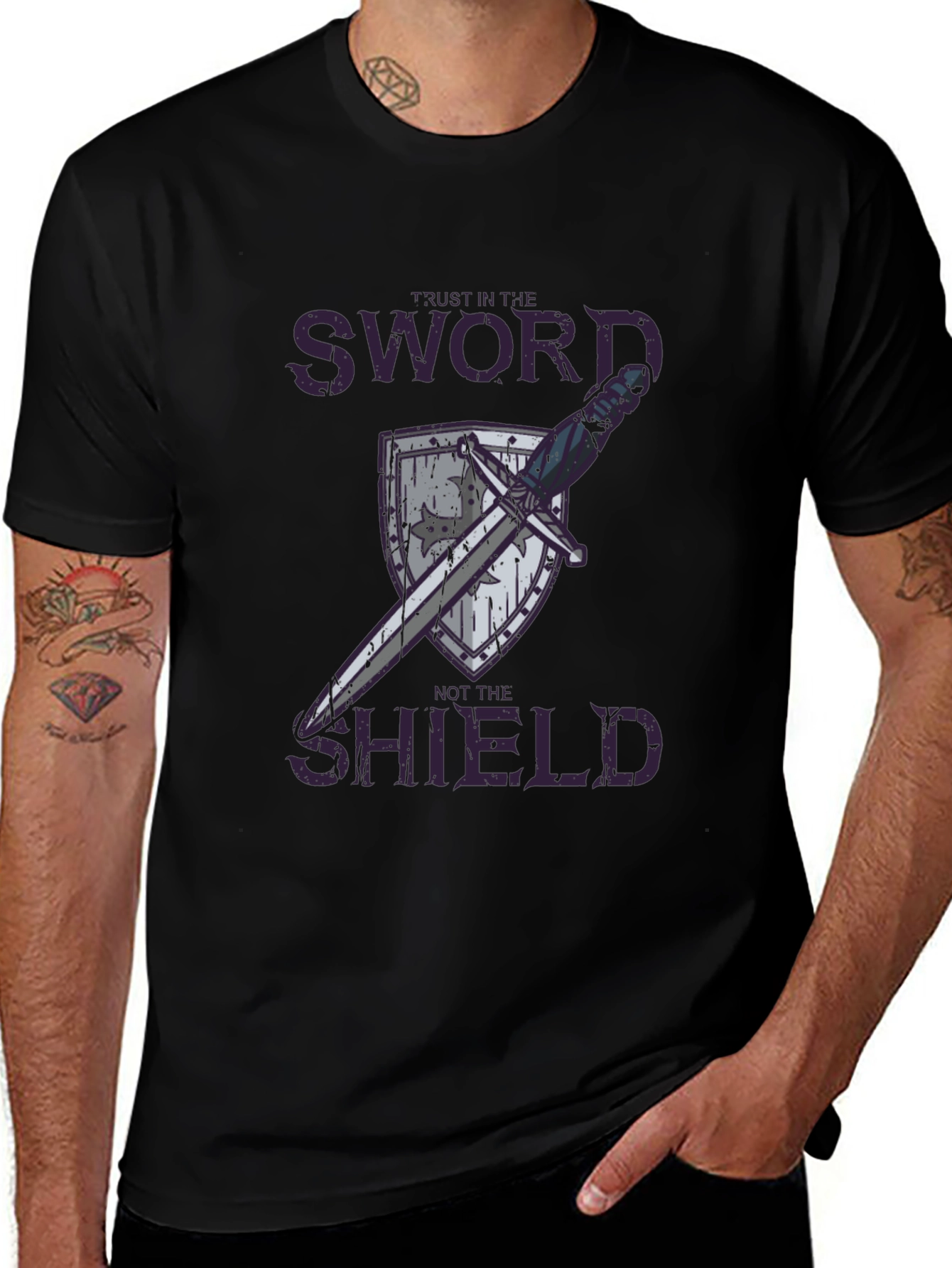 Variant 10 of Trust in the Sword Graphic Tee