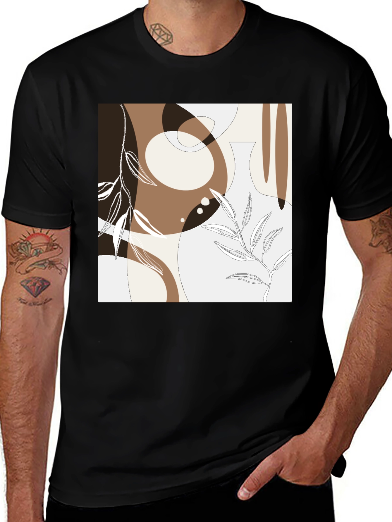 Variant 27 of Abstract Modern Art Graphic Tee