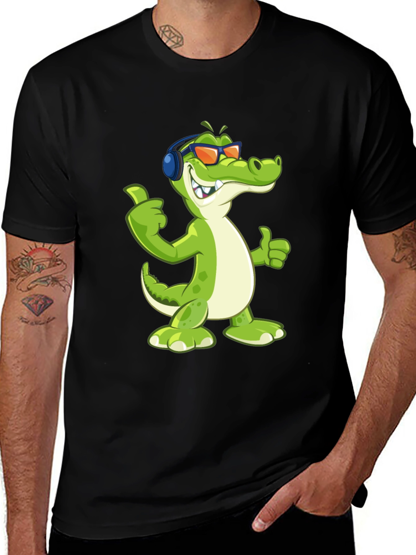 Variant 27 of Cool Alligator Graphic T-Shirt