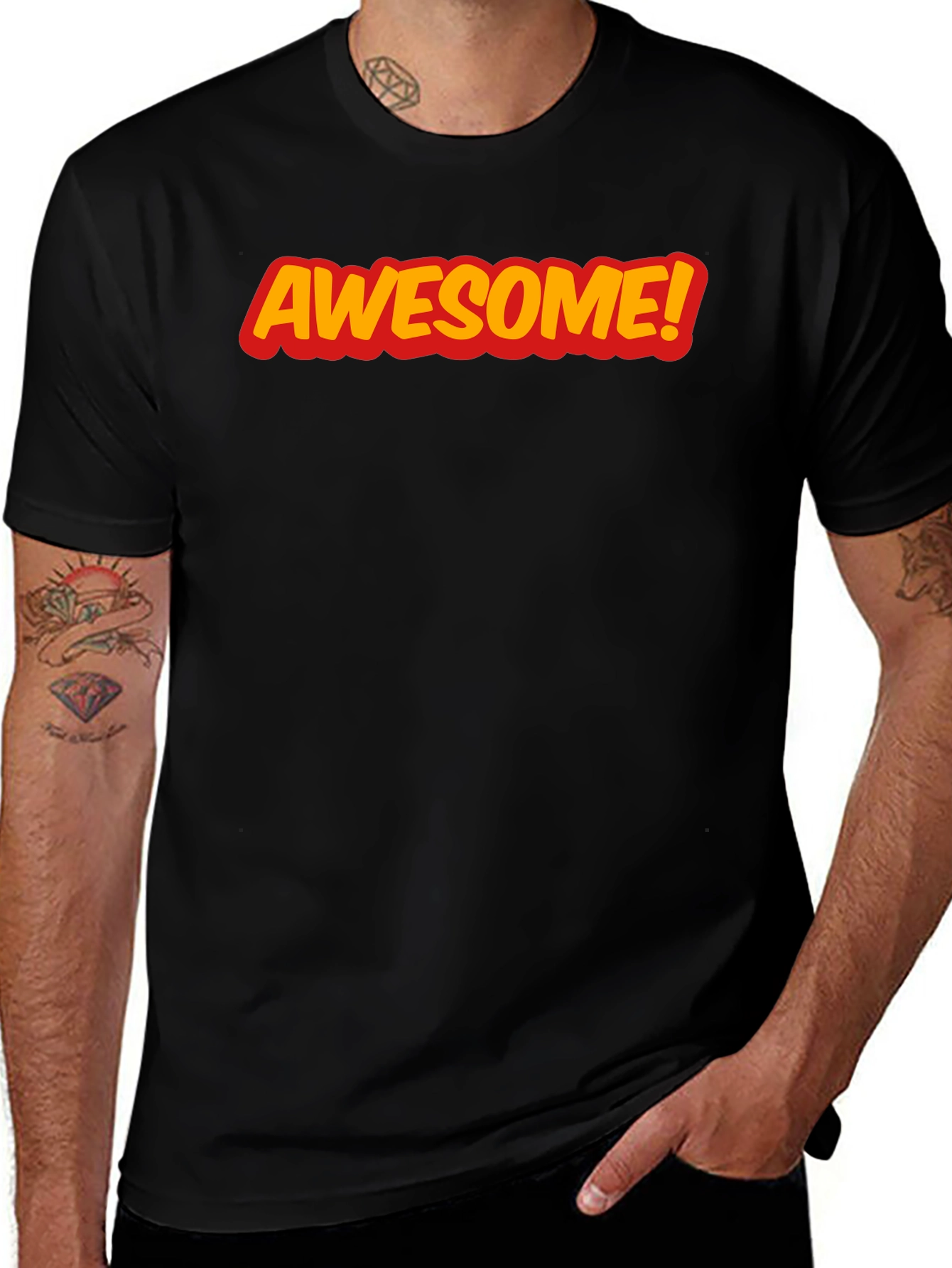 Variant 23 of Awesome Graphic Tee - Stylish Black T-Shirt
