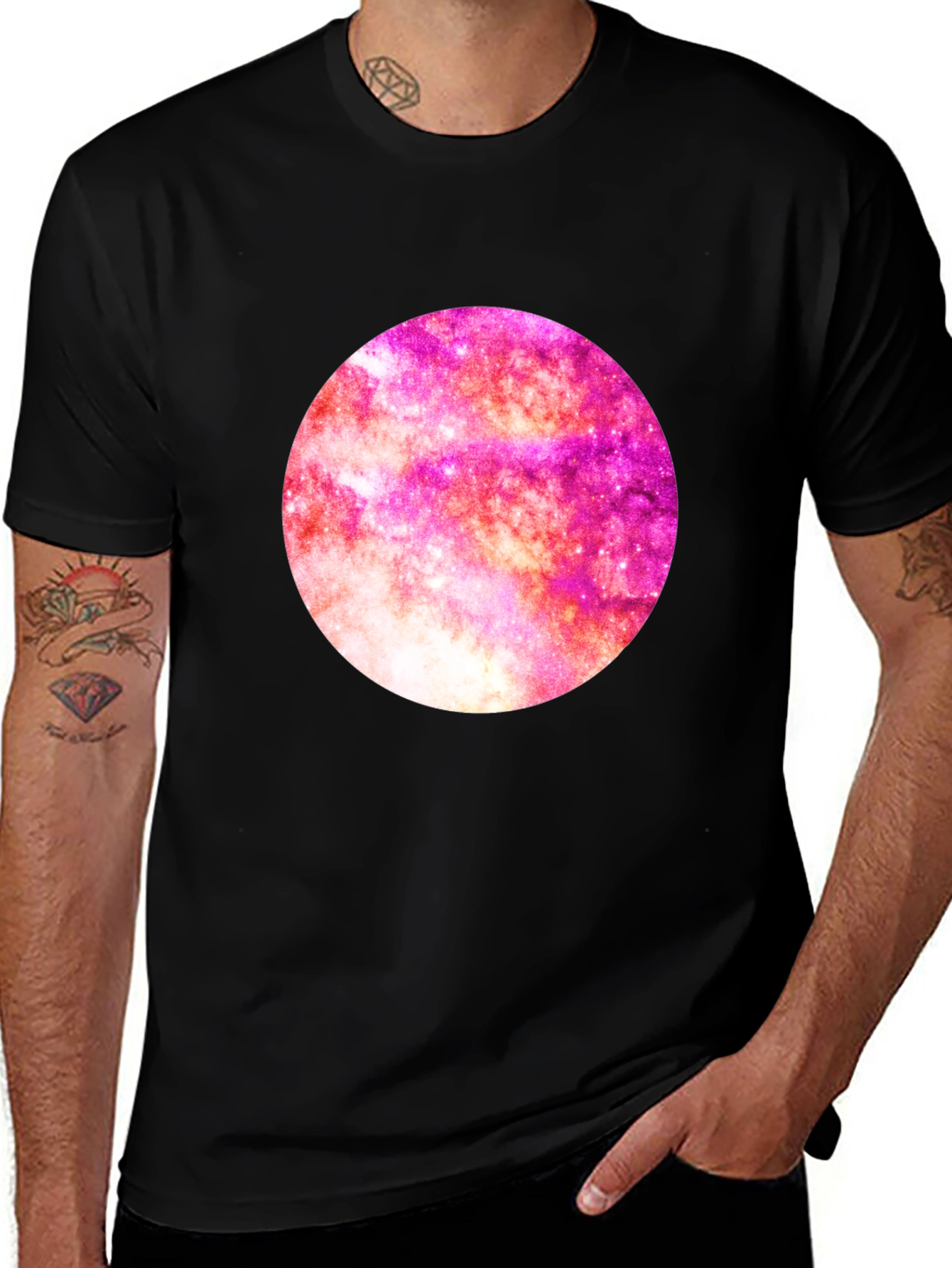 Cosmic Dream Black T-Shirt
