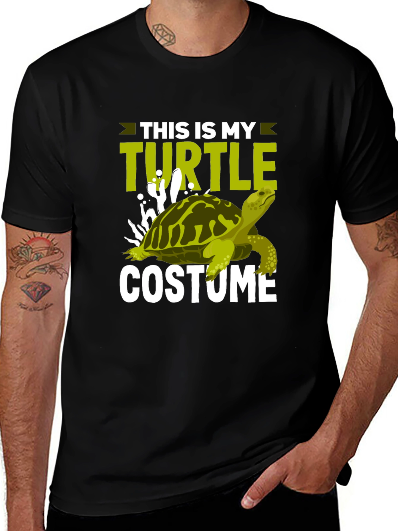 Variant 25 of Turtle Costume T-Shirt: Funny Animal Lover Tee