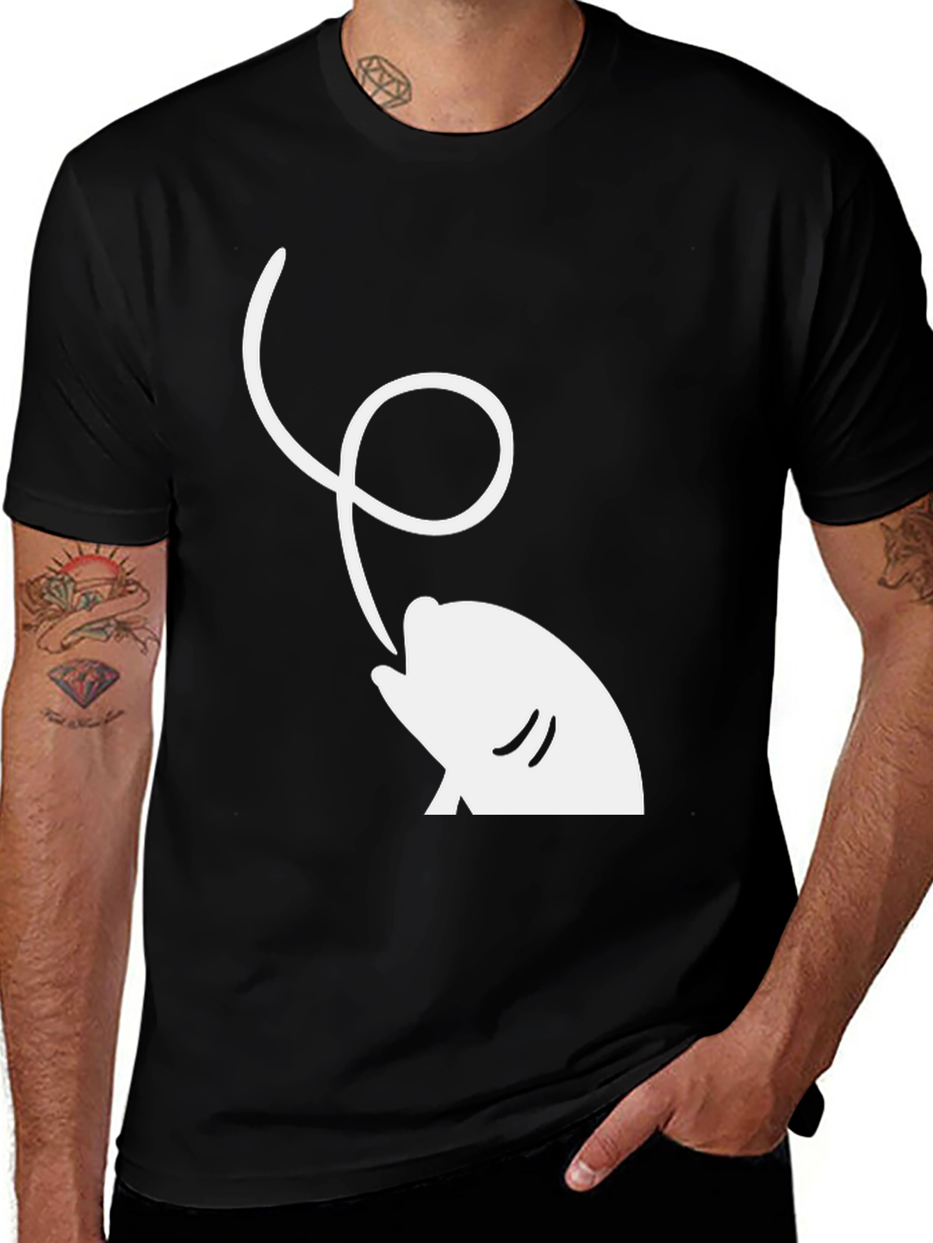 Variant 18 of Cool Fish T-Shirt - Quirky Graphic Tee