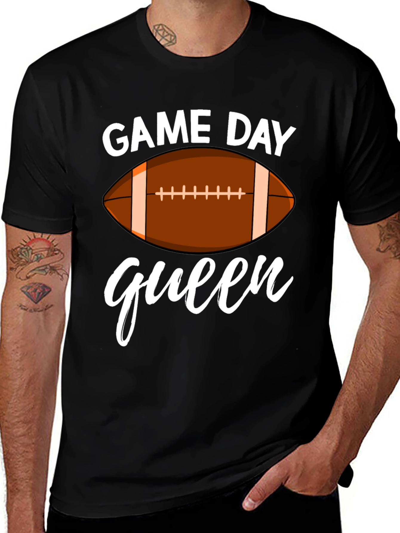 Variant 10 of Game Day Queen T-Shirt