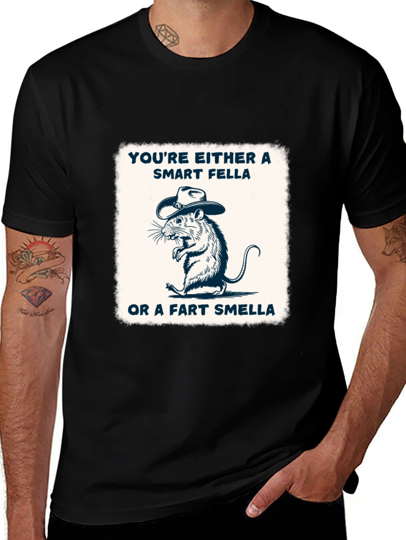 Variant 27 of Smart Fella Rat T-Shirt