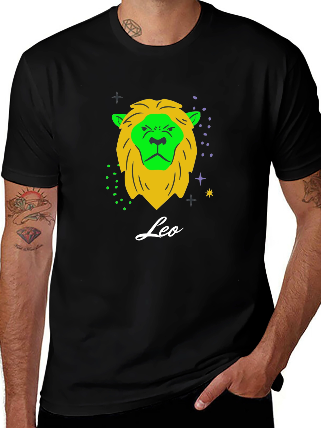 Leo Zodiac T-Shirt: Bold Lion Design