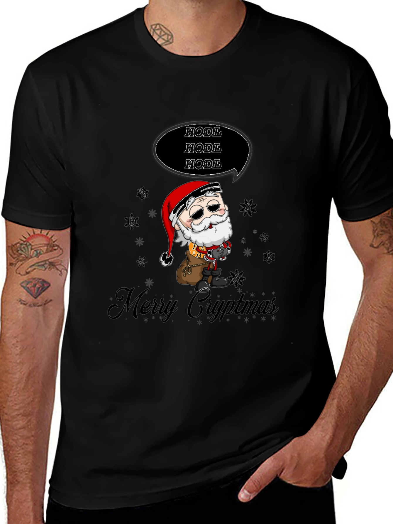 Merry Cryptmas HODL T-Shirt