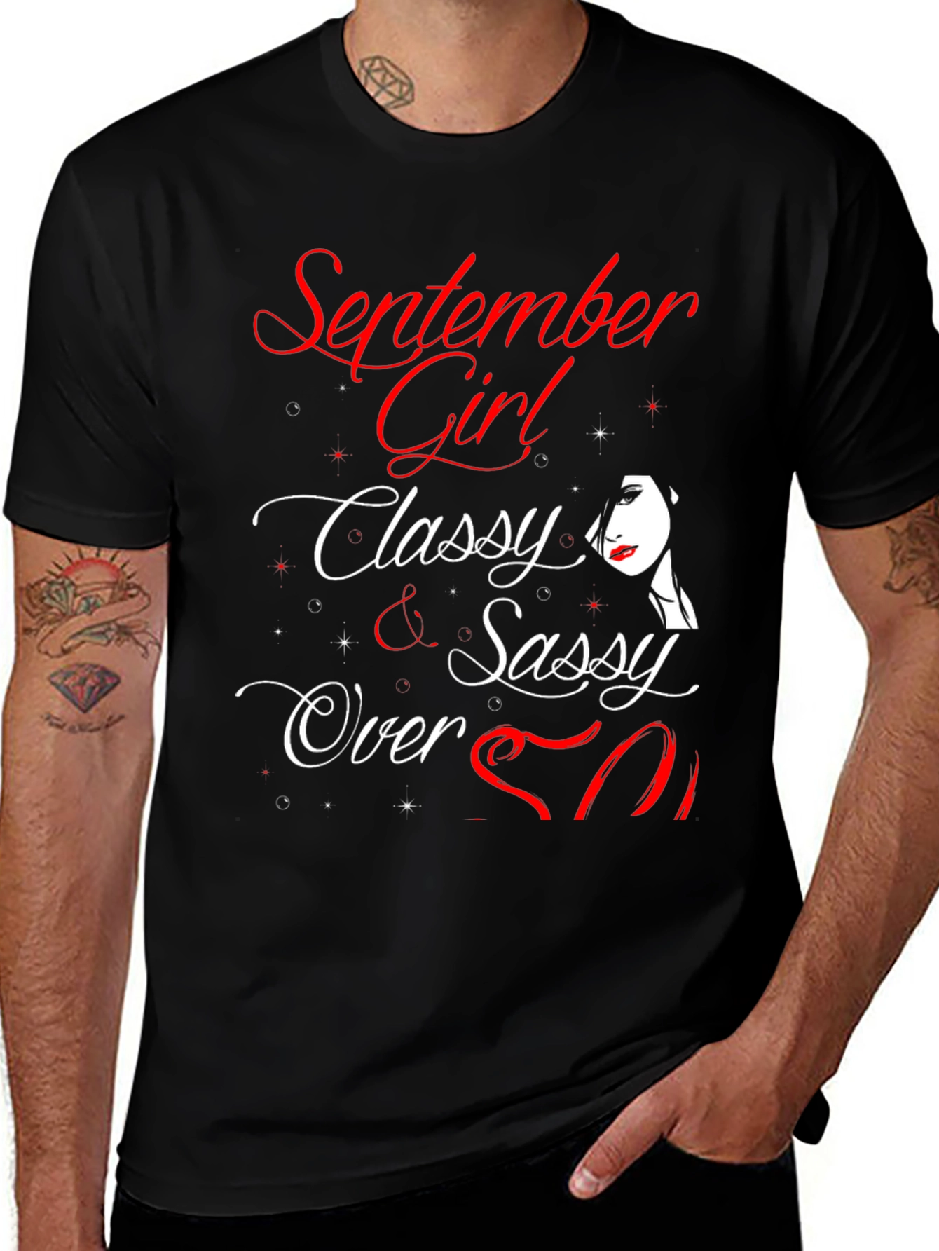Variant 4 of September Girl Classy & Sassy Over 50 T-Shirt