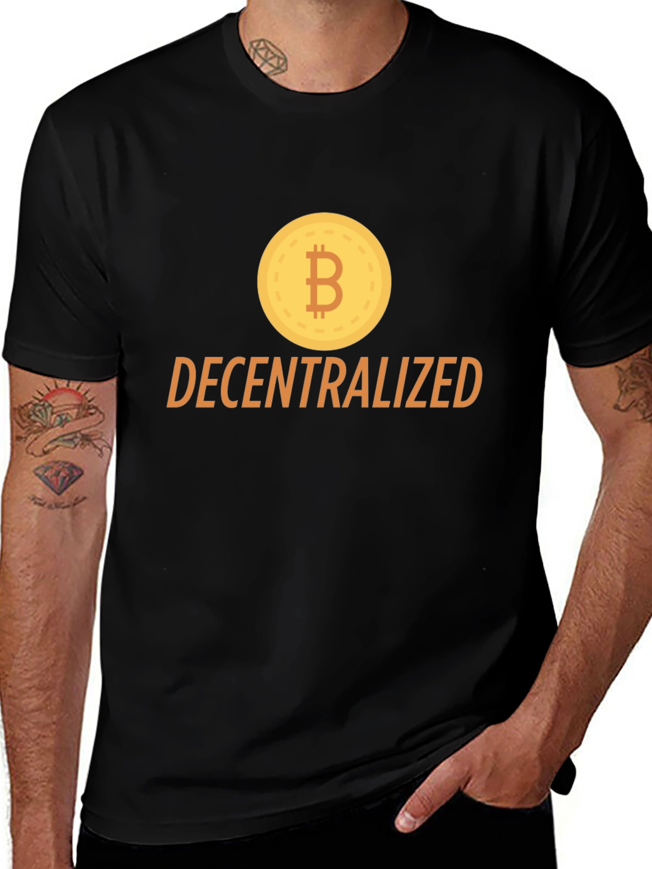 Bitcoin Decentralized Graphic T-Shirt
