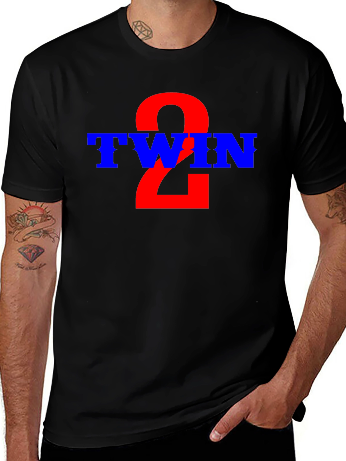 Variant 20 of Twin 2 T-Shirt - Bold Graphic Tee