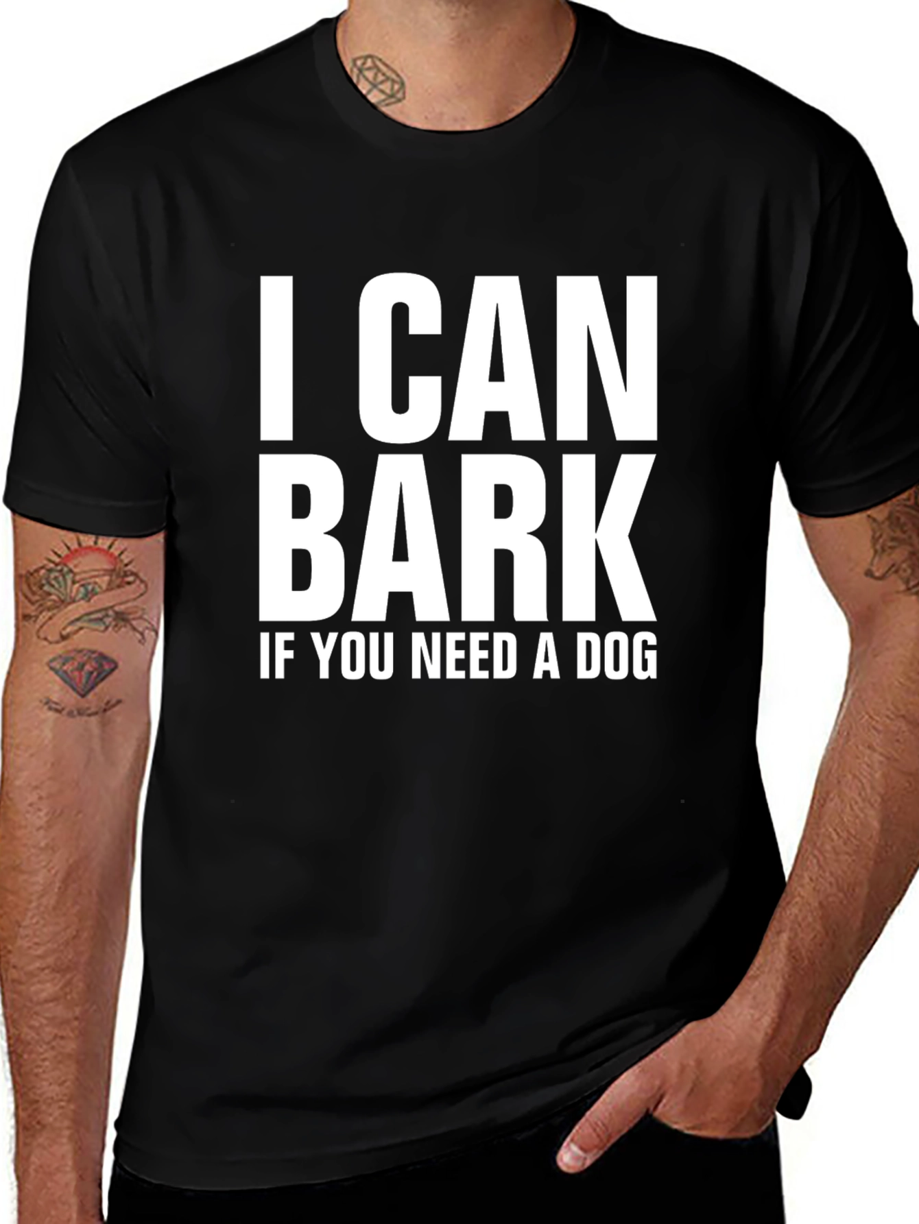 Variant 28 of I Can Bark Funny Graphic Tee