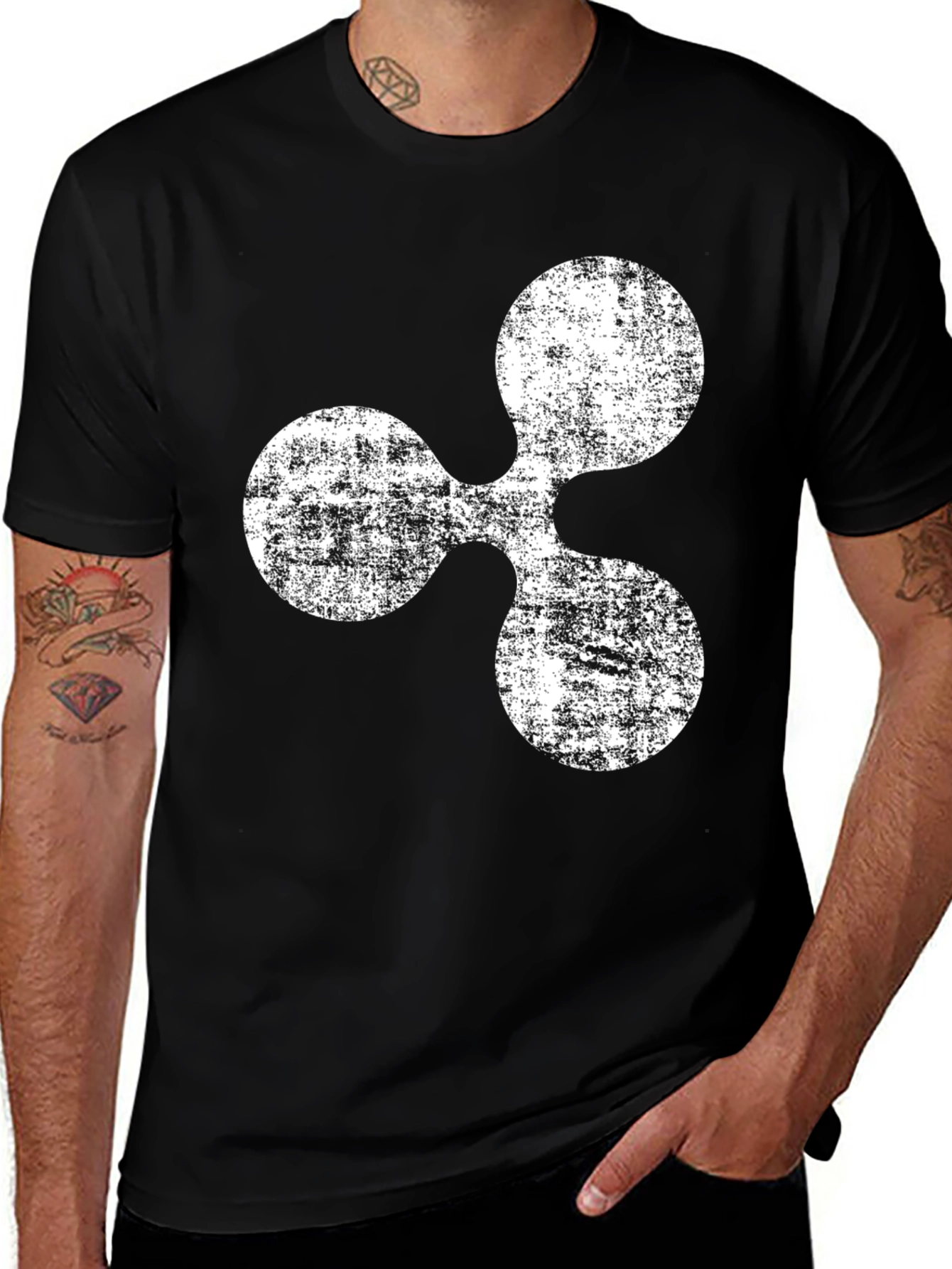 Ripple Logo T-Shirt - Crypto Inspired Tee