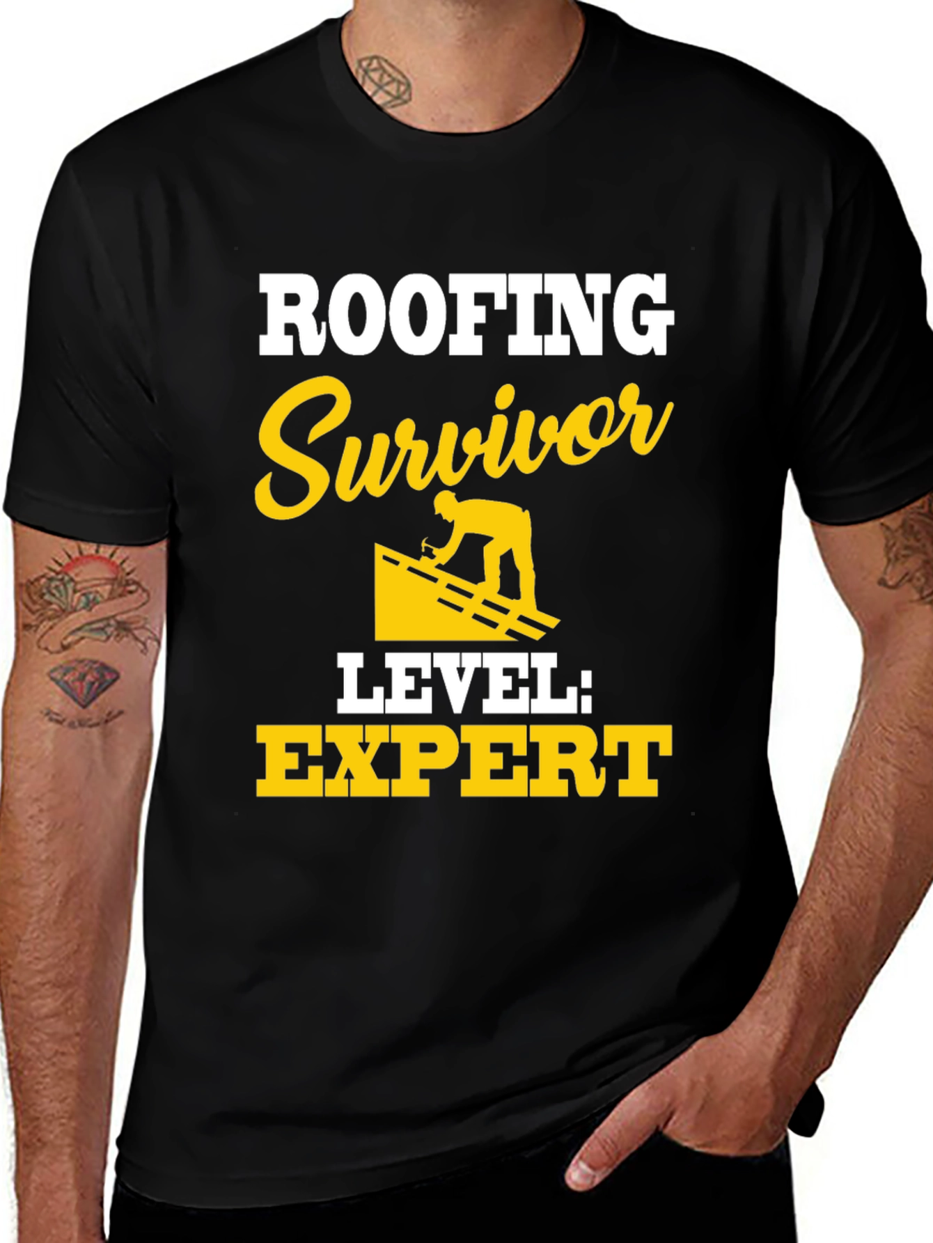 Variant 21 of Roofing Survivor Expert T-Shirt