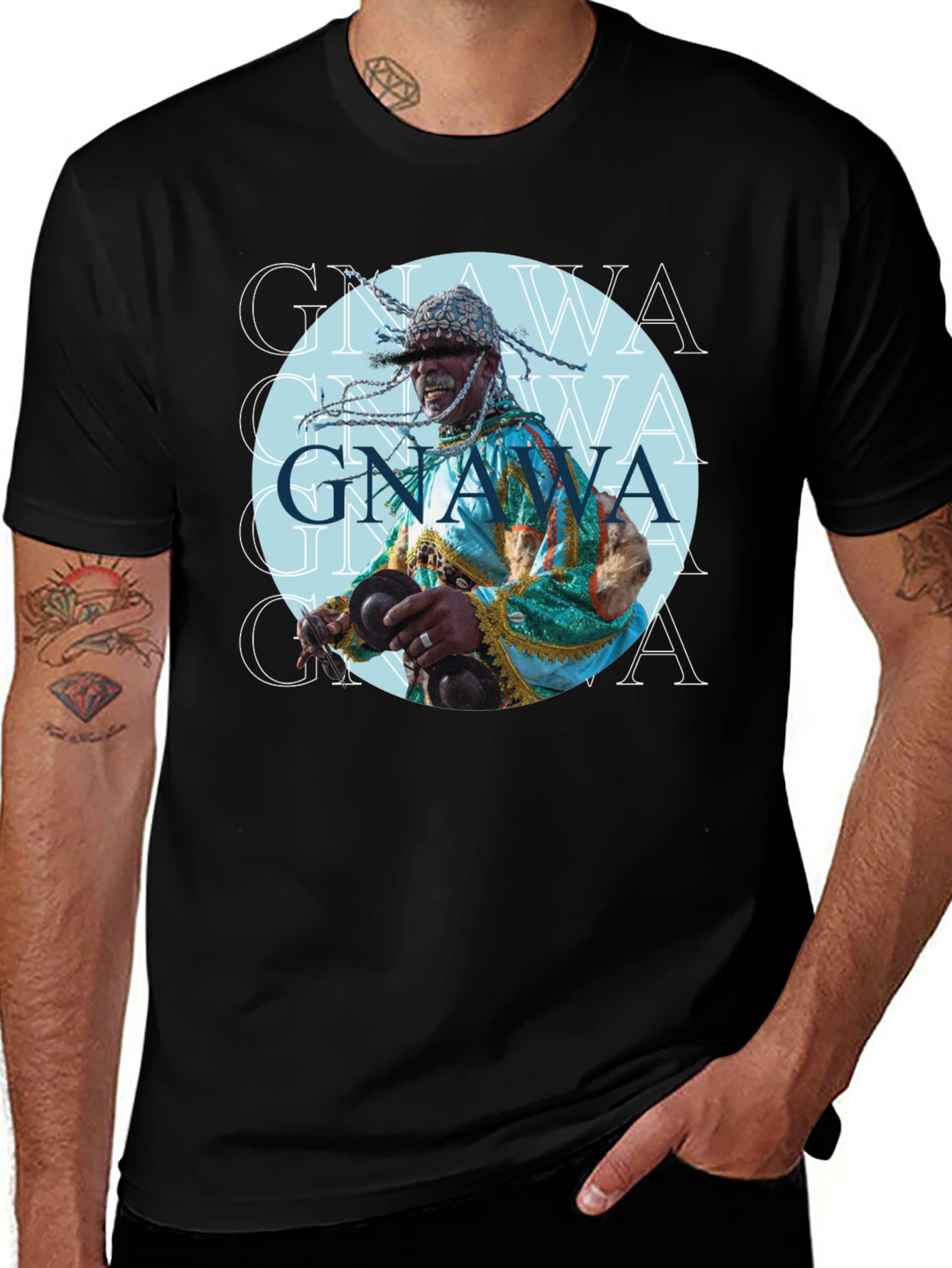Gnawa T-Shirt - Colorful Moroccan Culture Tee