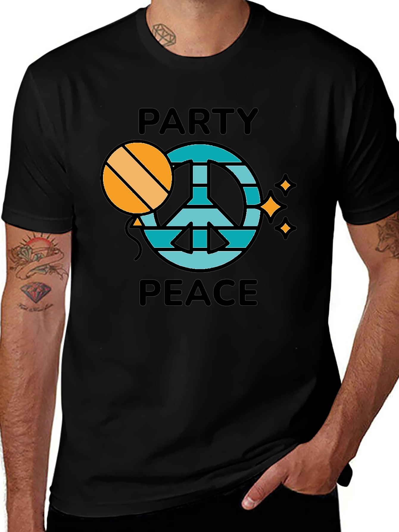 Variant 22 of Party Peace Graphic T-Shirt