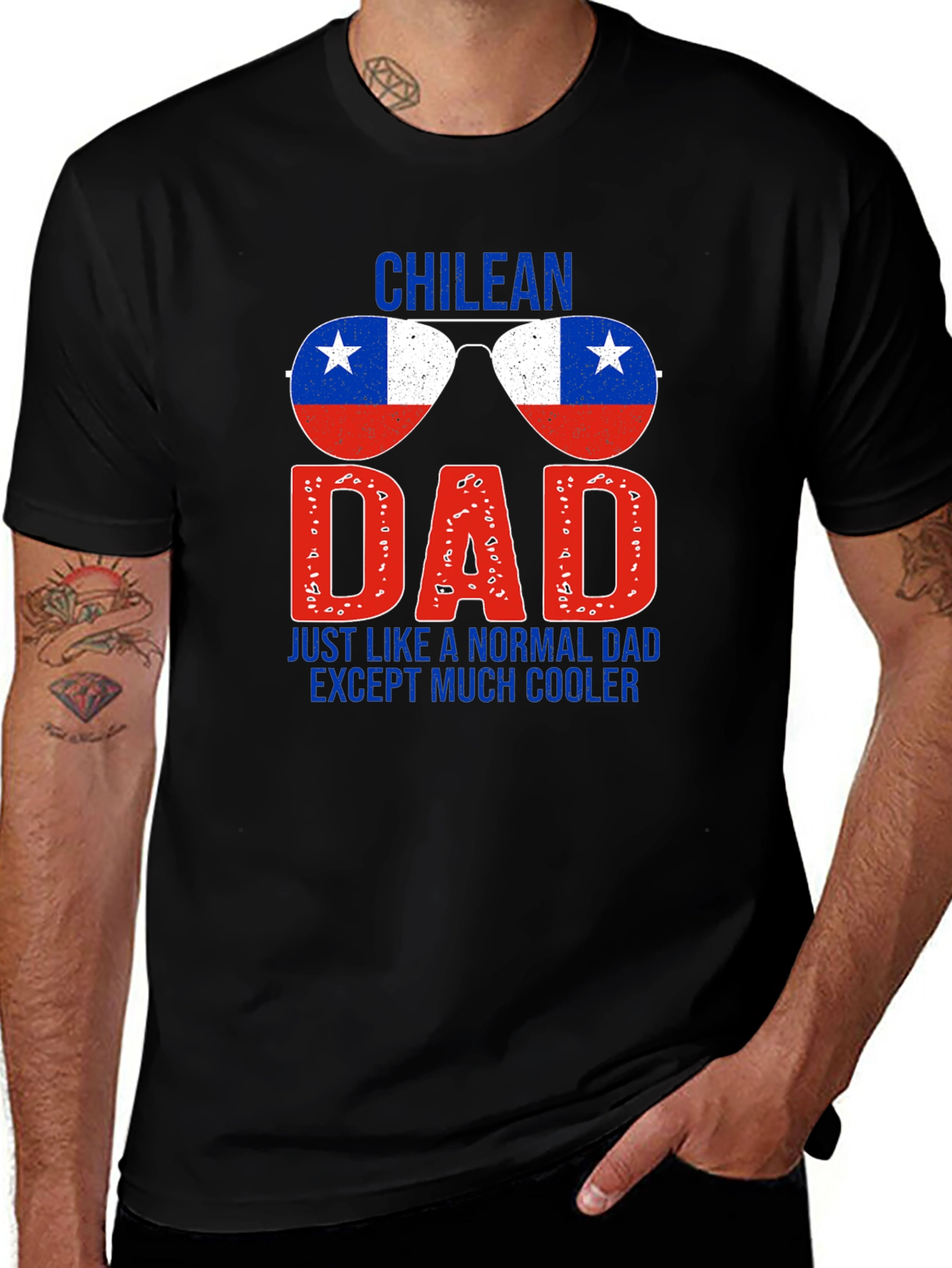 Chilean Dad T-Shirt - Cool Father's Day Gift