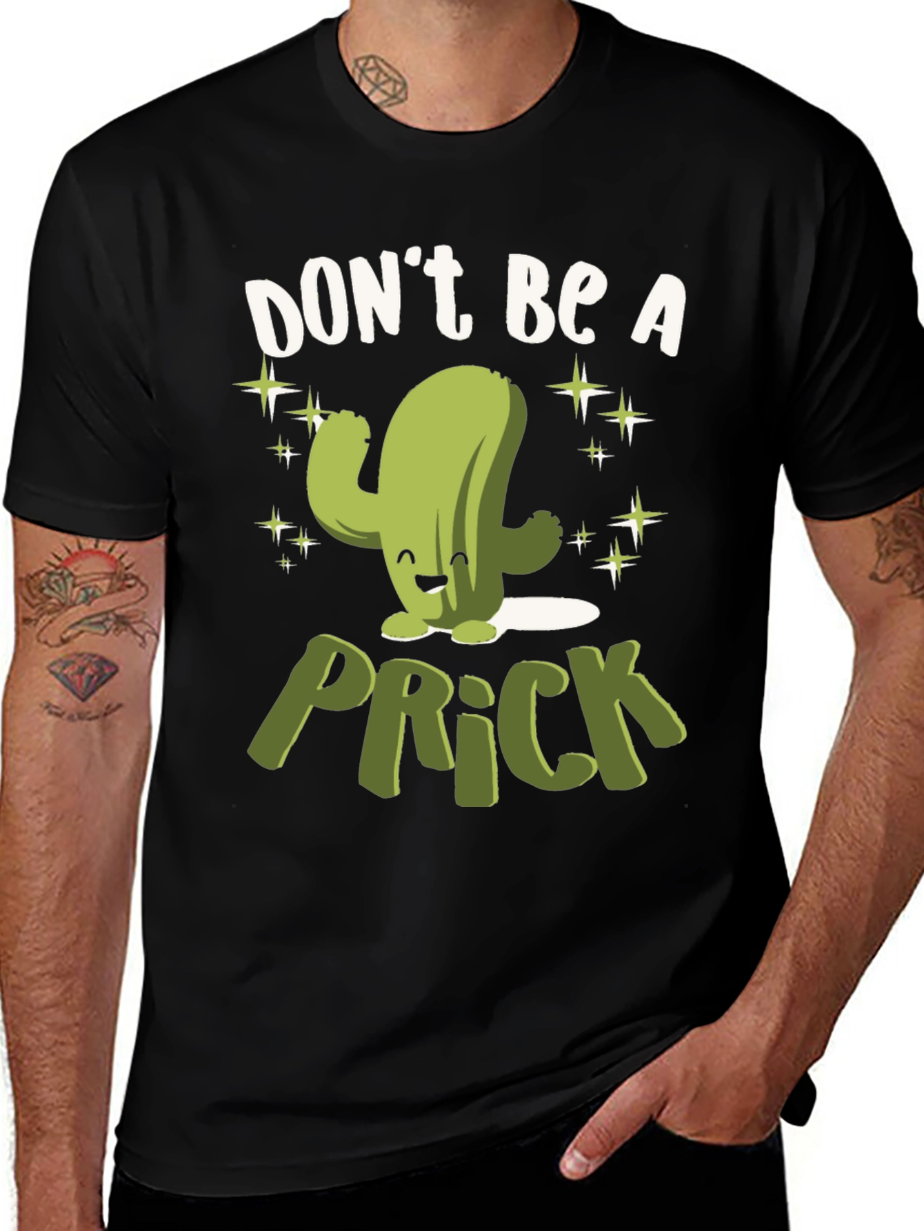 Variant 27 of Don't Be A Prick Cactus Graphic T-Shirt