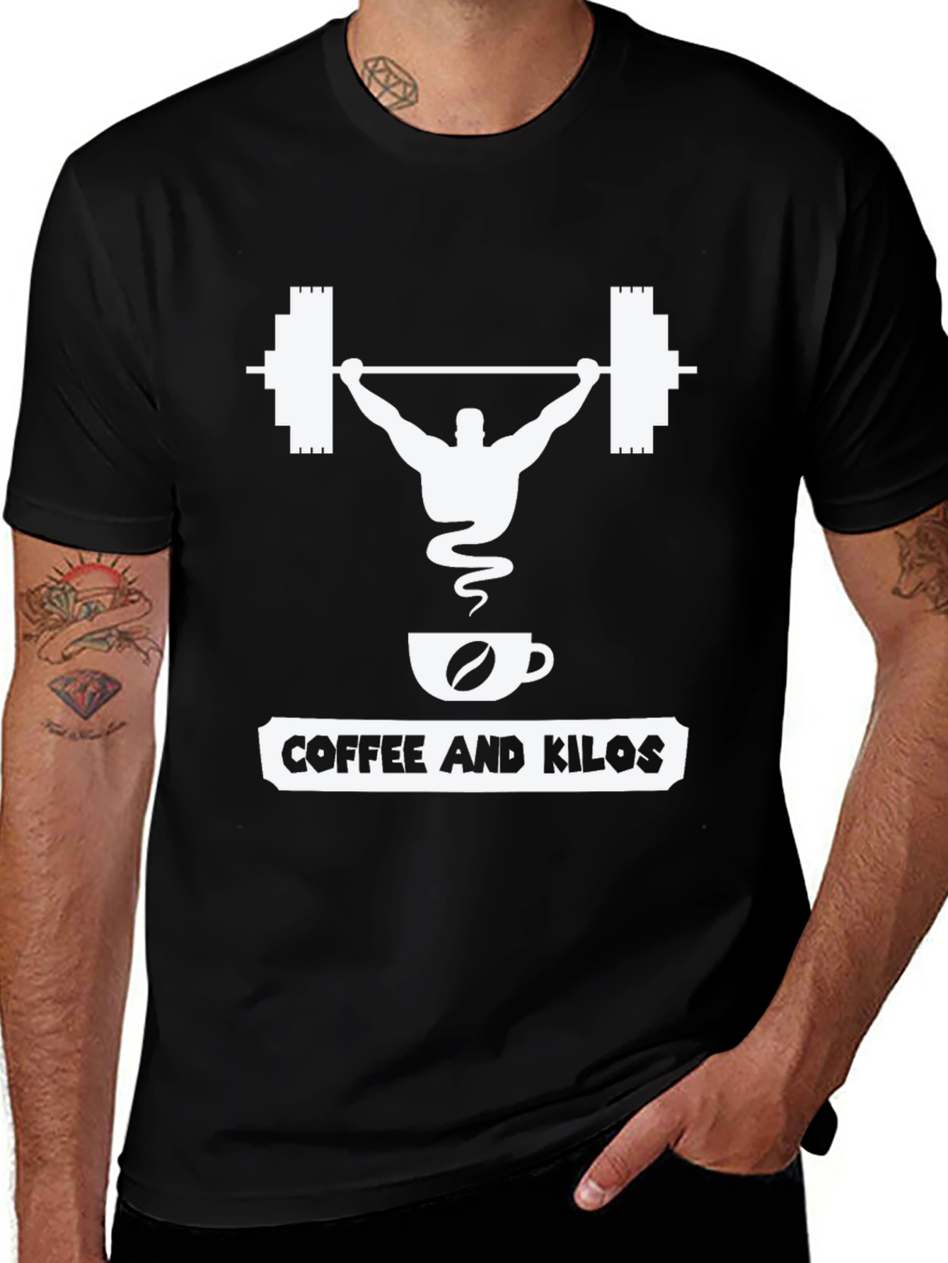Variant 4 of Coffee & Kilos Weightlifting T-Shirt