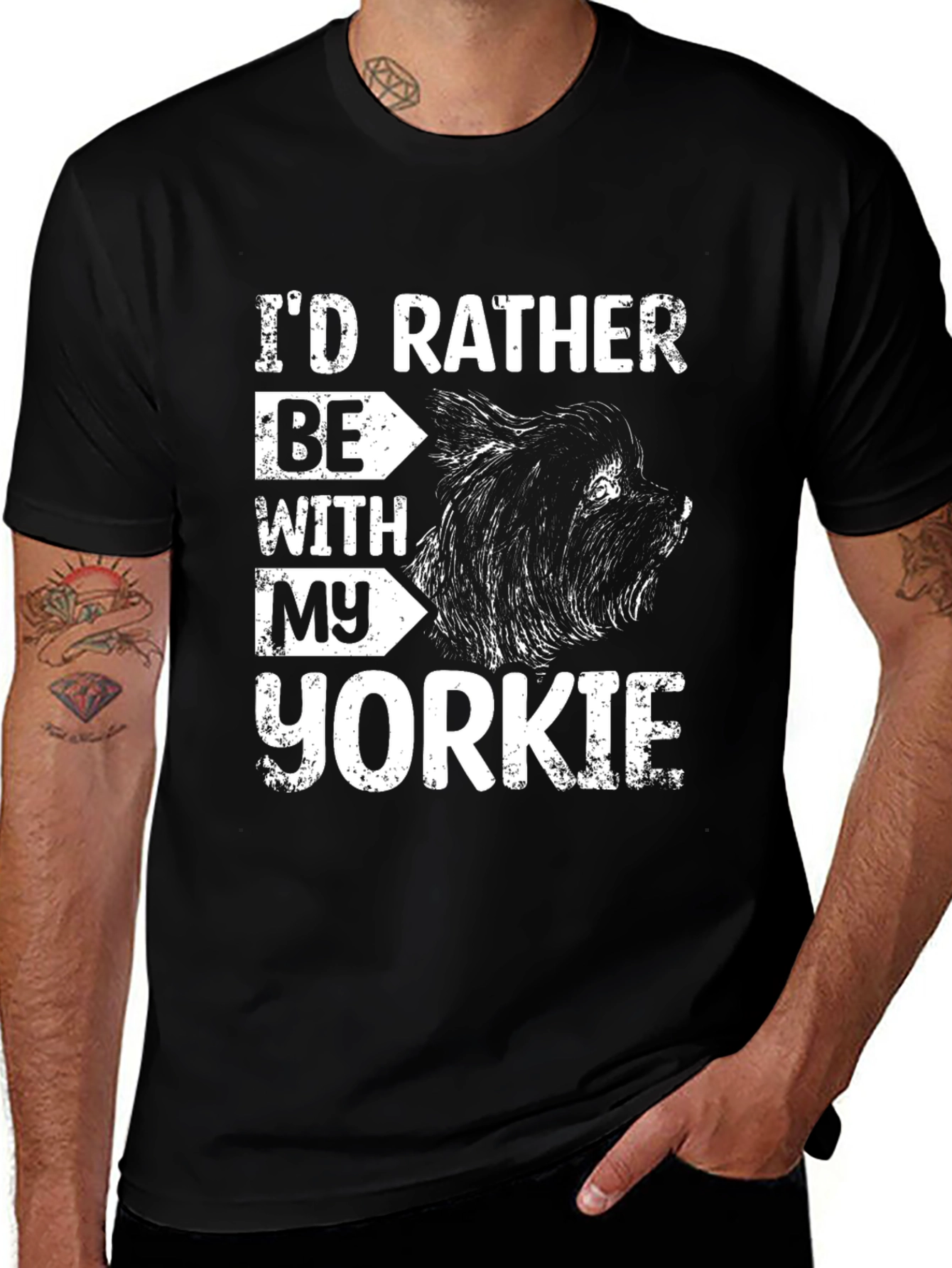 I'd Rather Be With My Yorkie T-Shirt