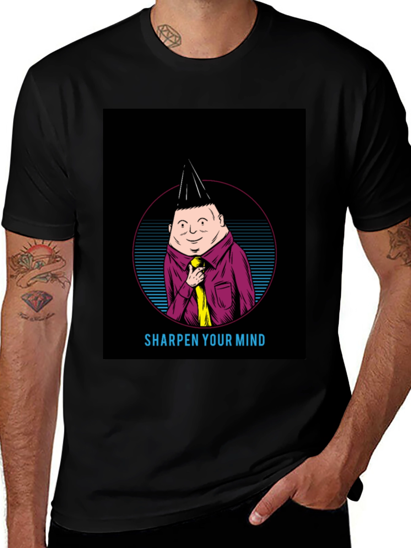Variant 25 of Sharpen Your Mind T-Shirt - Unique Graphic Tee