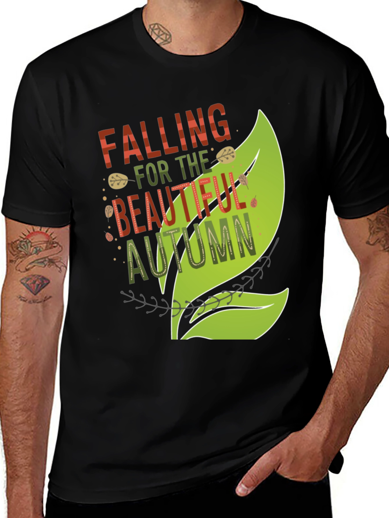 Variant 22 of Falling for Autumn Graphic T-Shirt