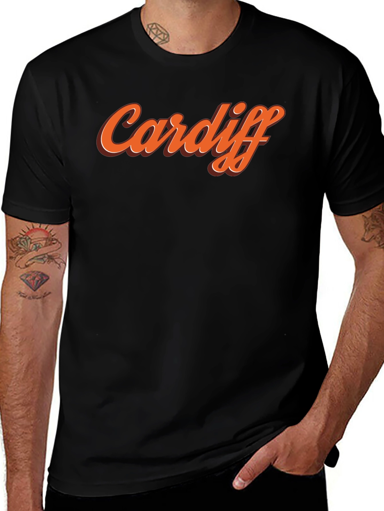 Cardiff Graphic T-Shirt - Retro Style