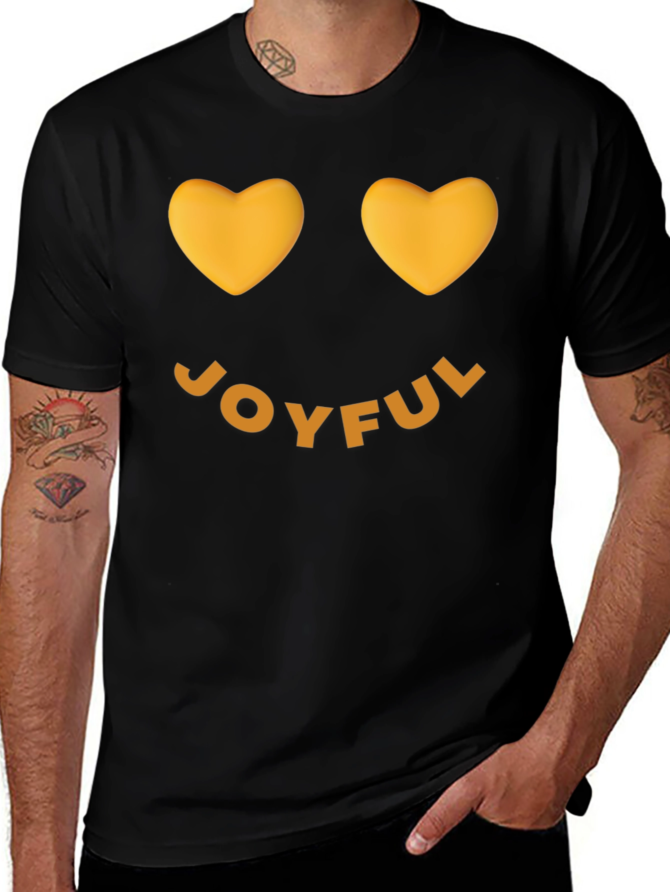 Variant 5 of Joyful Heart Eyes Graphic Tee