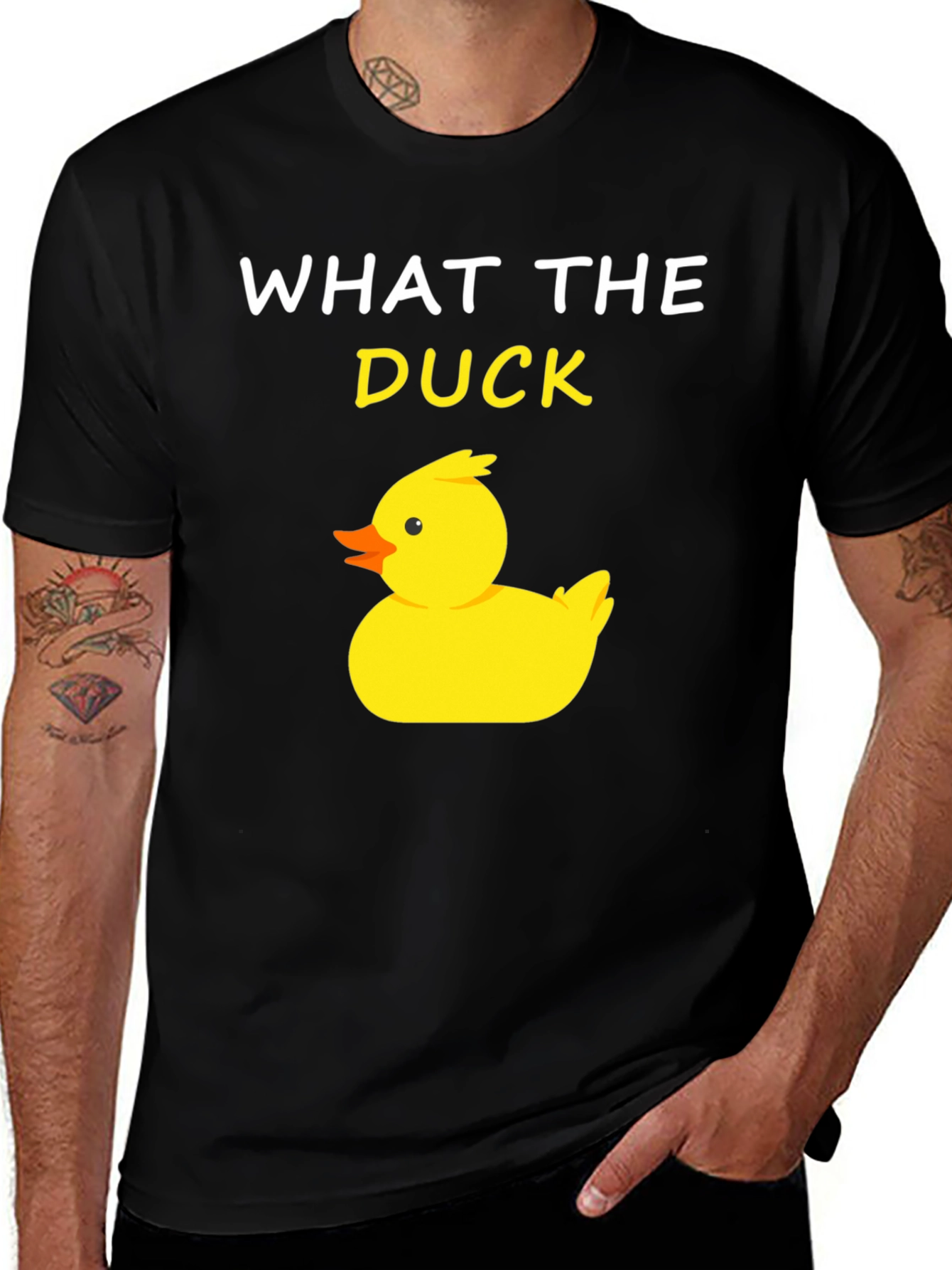 Variant 11 of What The Duck T-Shirt - Funny Duck Tee
