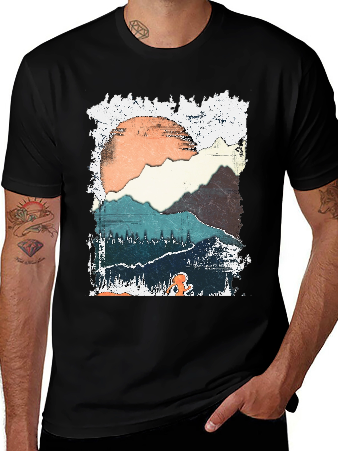 Variant 27 of Mountainscape Graphic Tee
