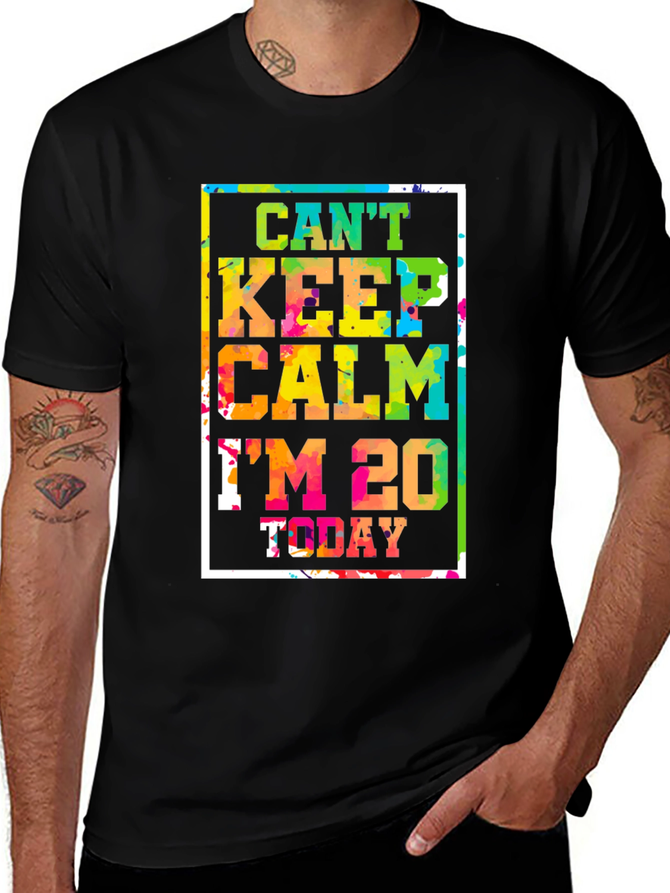 Variant 28 of Can't Keep Calm I'm 20 Today T-Shirt