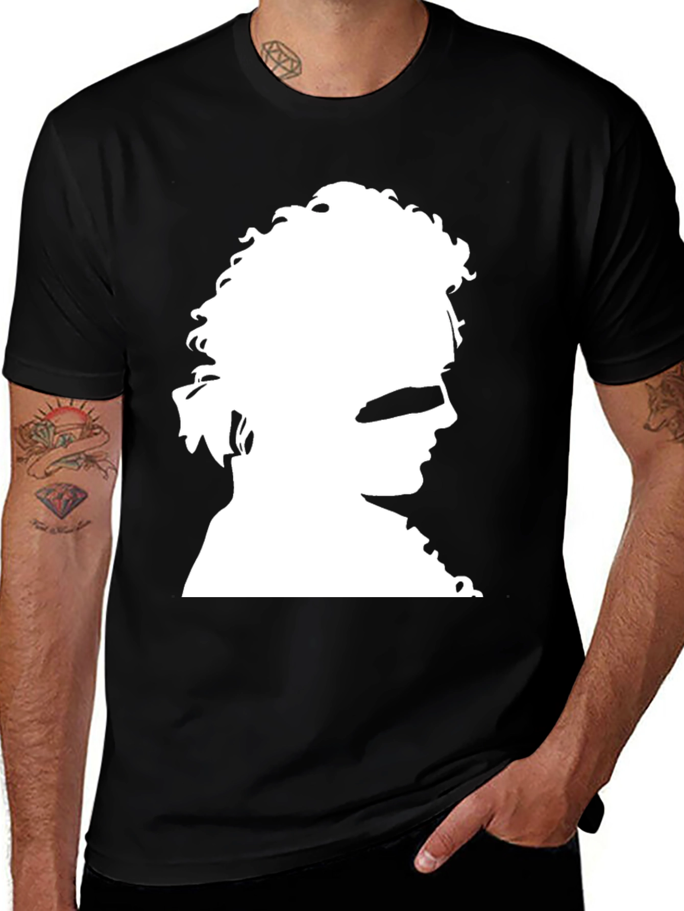 Variant 14 of Retro Silhouette T-Shirt - Classic Style