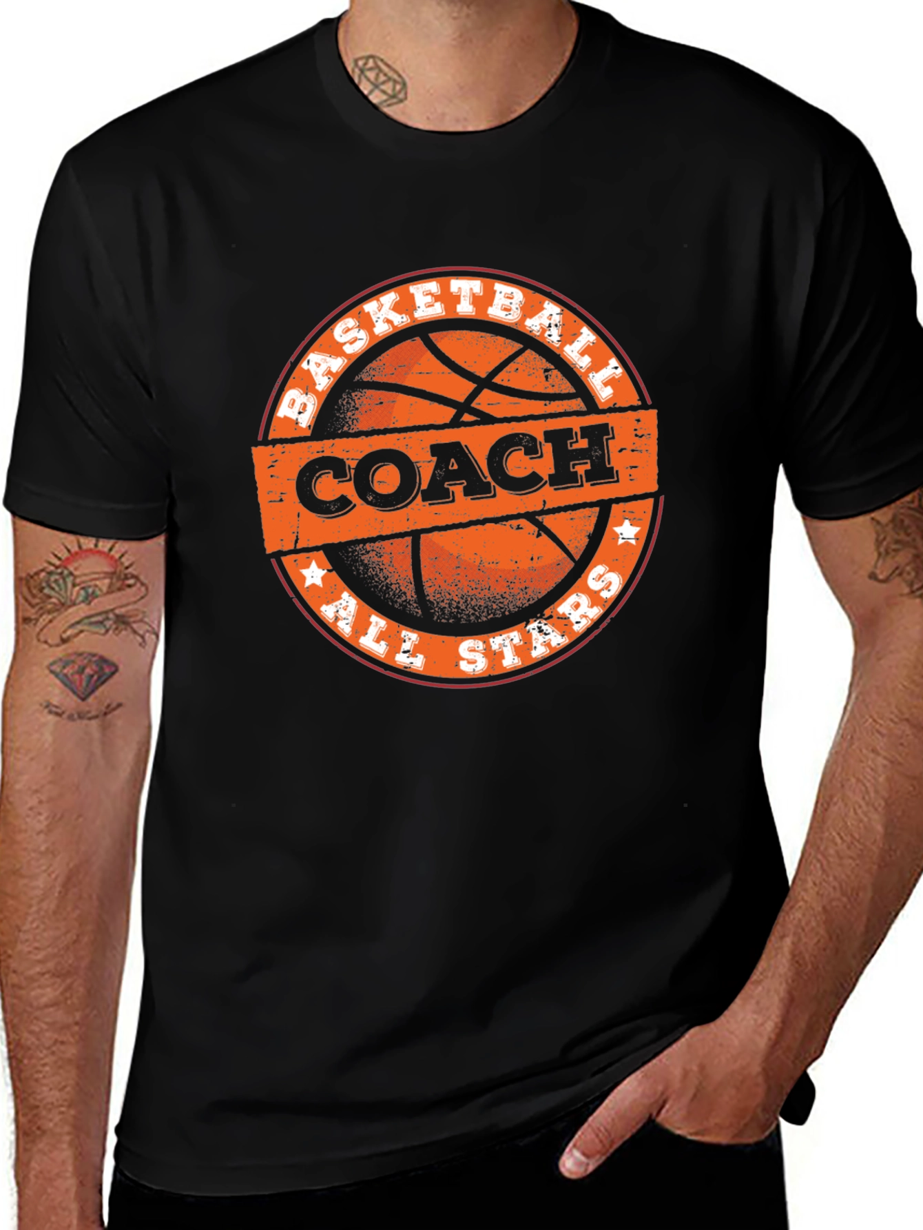 Variant 12 of Basketball Coach All Stars T-Shirt