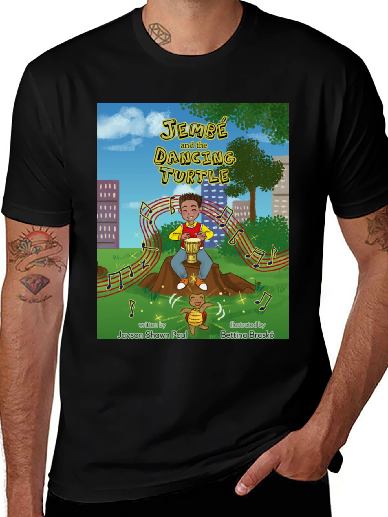 Jembe and The Dancing Turtle T-Shirt